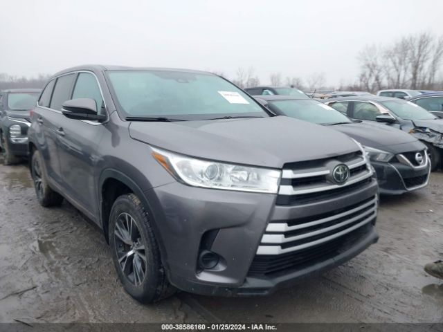 TOYOTA HIGHLANDER 2019 5tdzarfh9ks045525