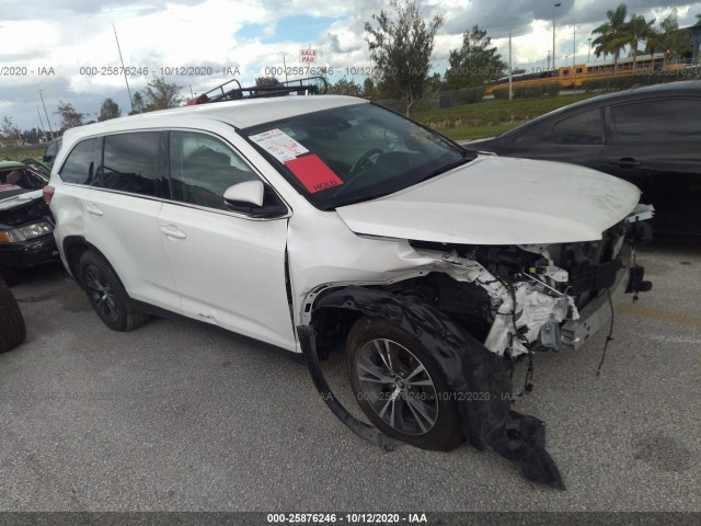 TOYOTA HIGHLANDER 2019 5tdzarfh9ks049848