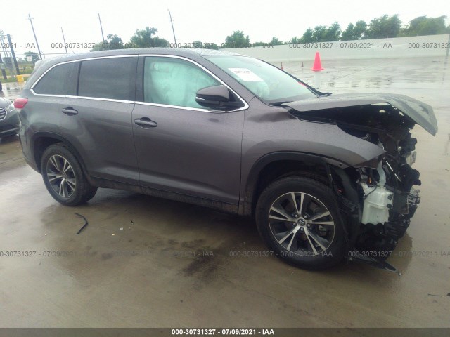 TOYOTA HIGHLANDER 2019 5tdzarfh9ks053768