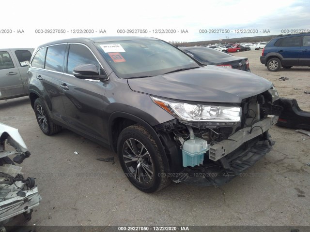 TOYOTA HIGHLANDER 2019 5tdzarfh9ks055472