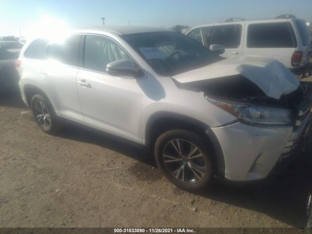 TOYOTA HIGHLANDER 2019 5tdzarfh9ks057867