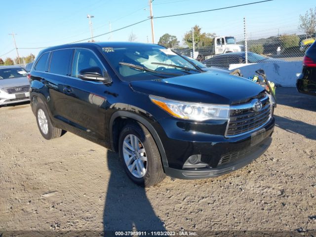 TOYOTA HIGHLANDER 2015 5tdzarfhxfs012104