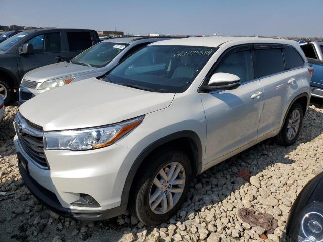 TOYOTA HIGHLANDER 2015 5tdzarfhxfs012796