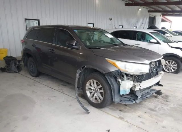 TOYOTA HIGHLANDER 2016 5tdzarfhxgs020415