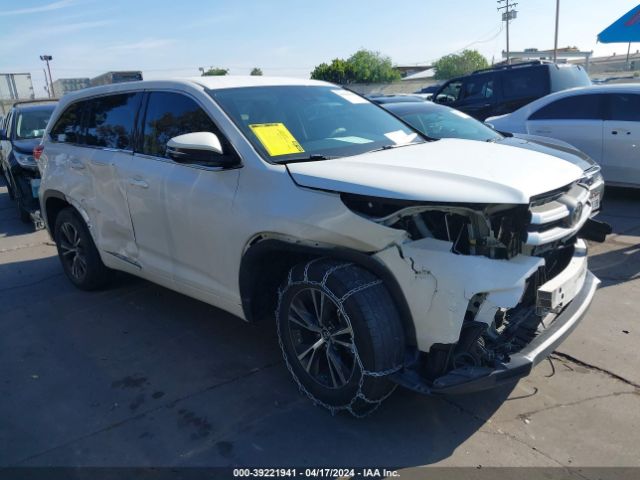 TOYOTA HIGHLANDER 2017 5tdzarfhxhs029147