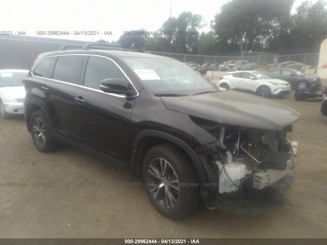 TOYOTA HIGHLANDER 2019 5tdzarfhxks044738