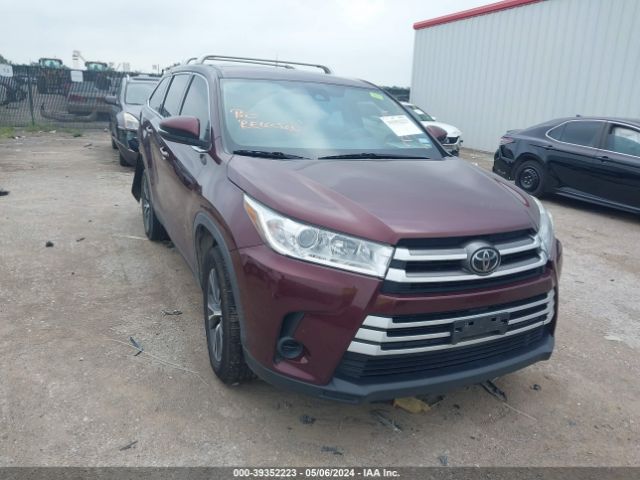 TOYOTA HIGHLANDER 2019 5tdzarfhxks056047