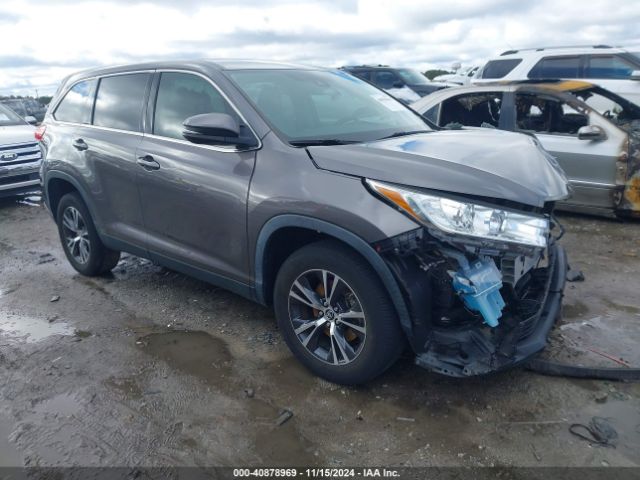 TOYOTA HIGHLANDER 2019 5tdzarfhxks056100