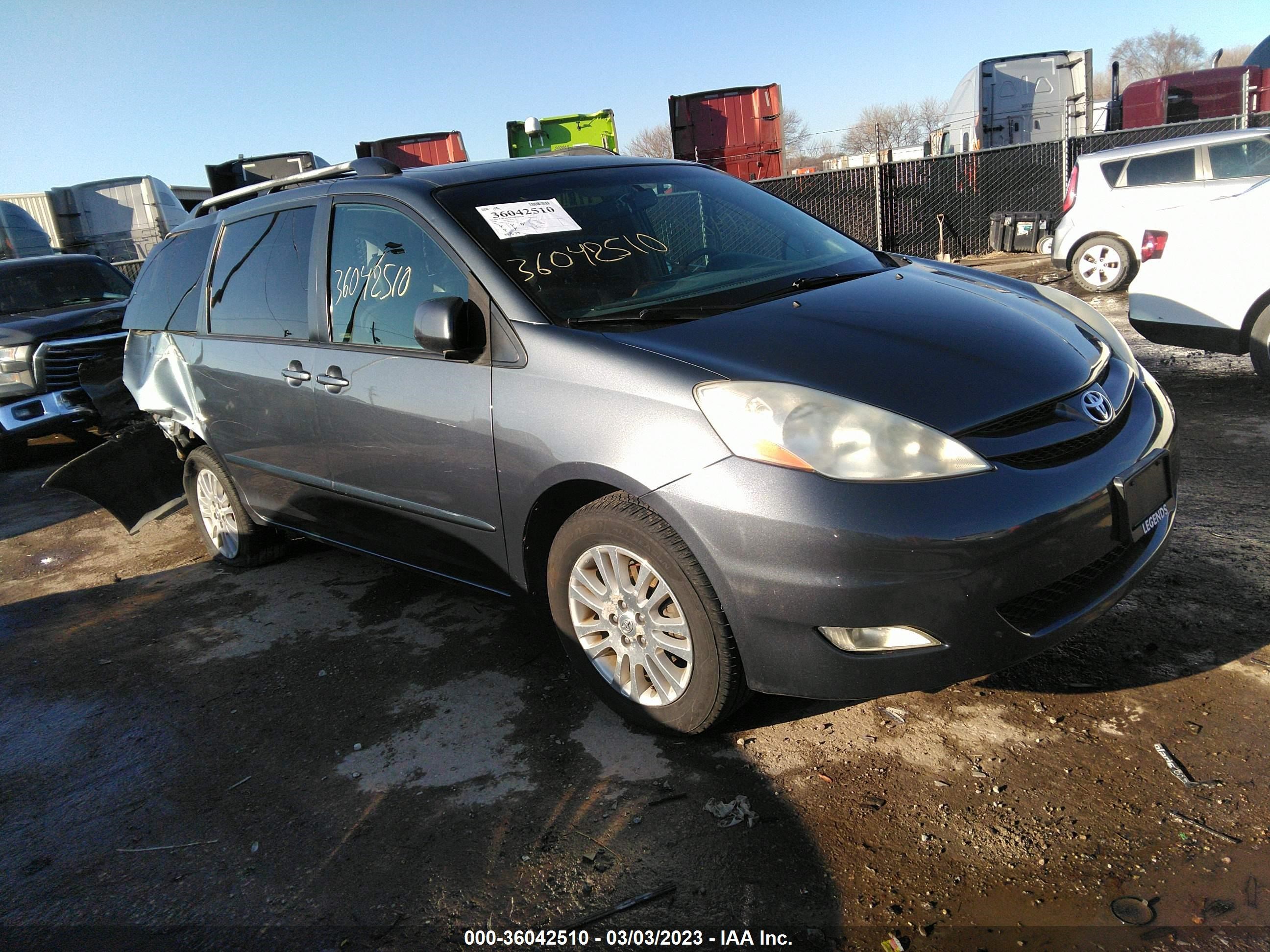 TOYOTA SIENNA 2008 5tdzk22c18s222124