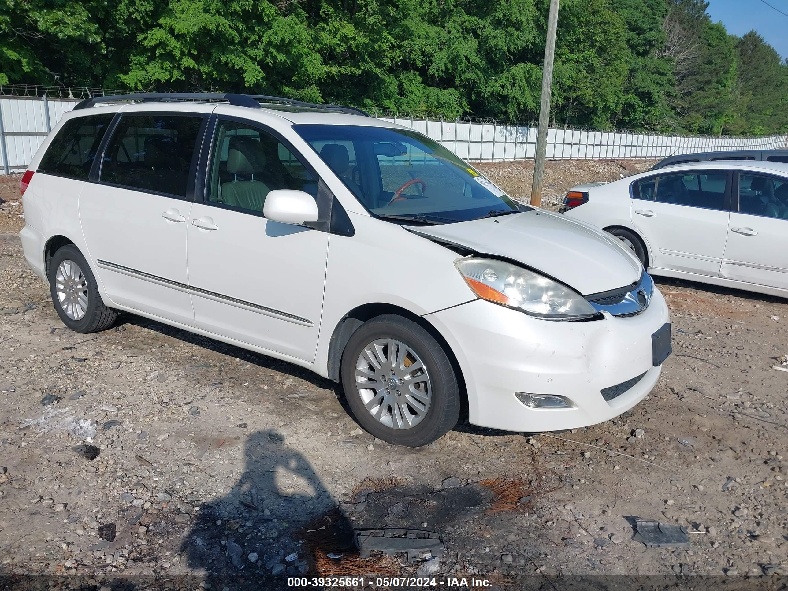 TOYOTA SIENNA 2009 5tdzk22c19s234453