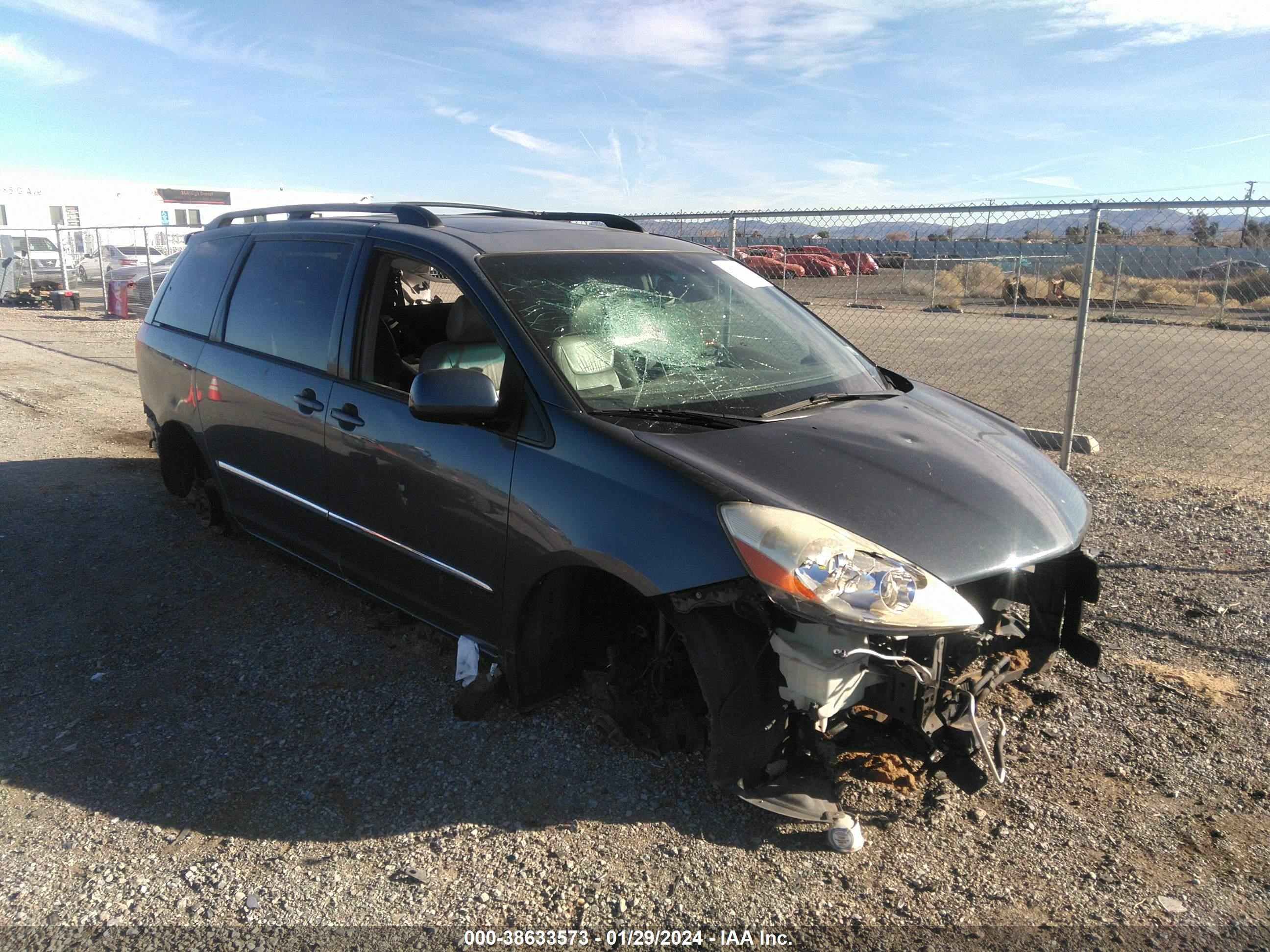 TOYOTA SIENNA 2008 5tdzk22c48s156491