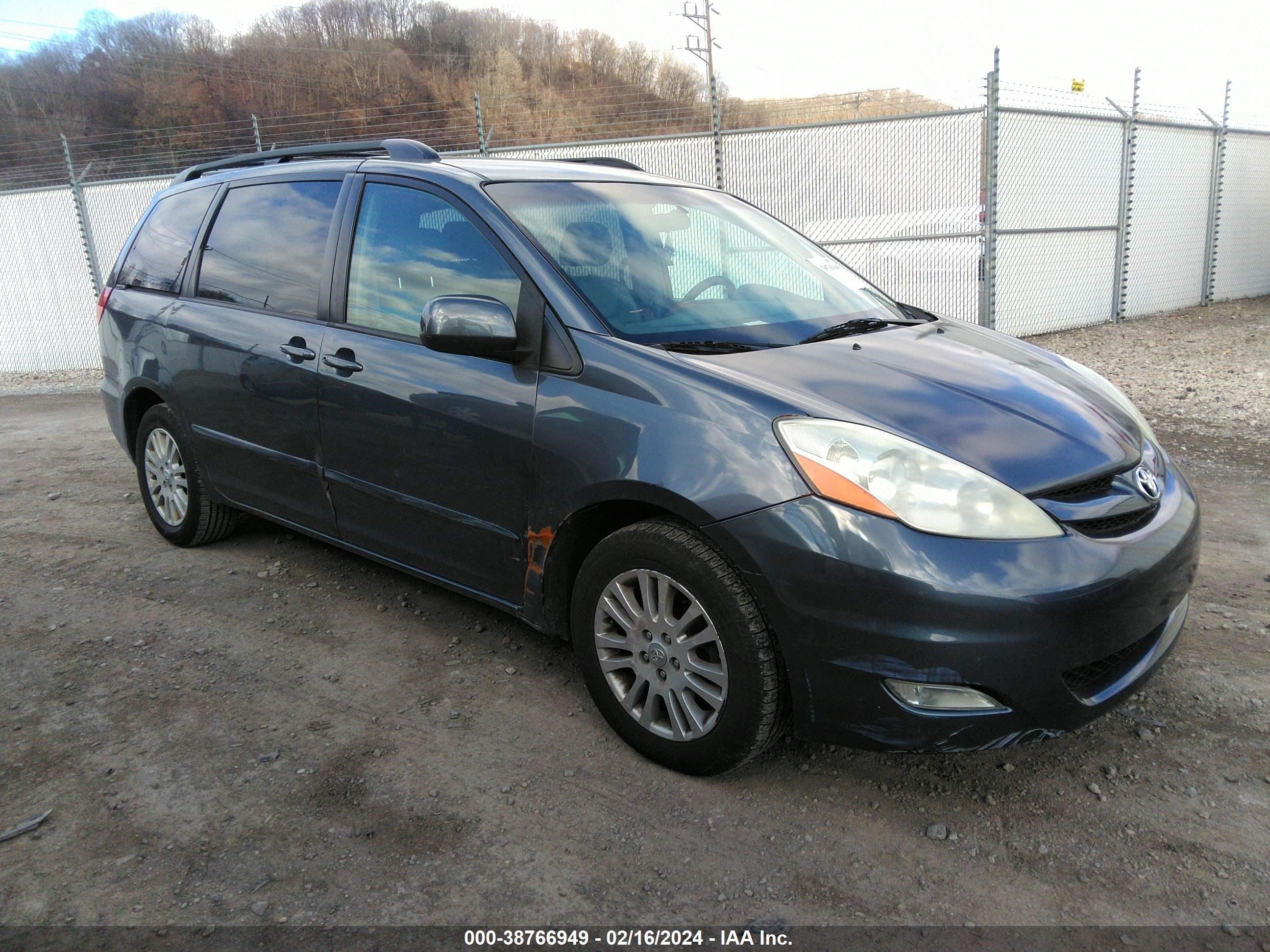 TOYOTA SIENNA 2007 5tdzk22c57s089978