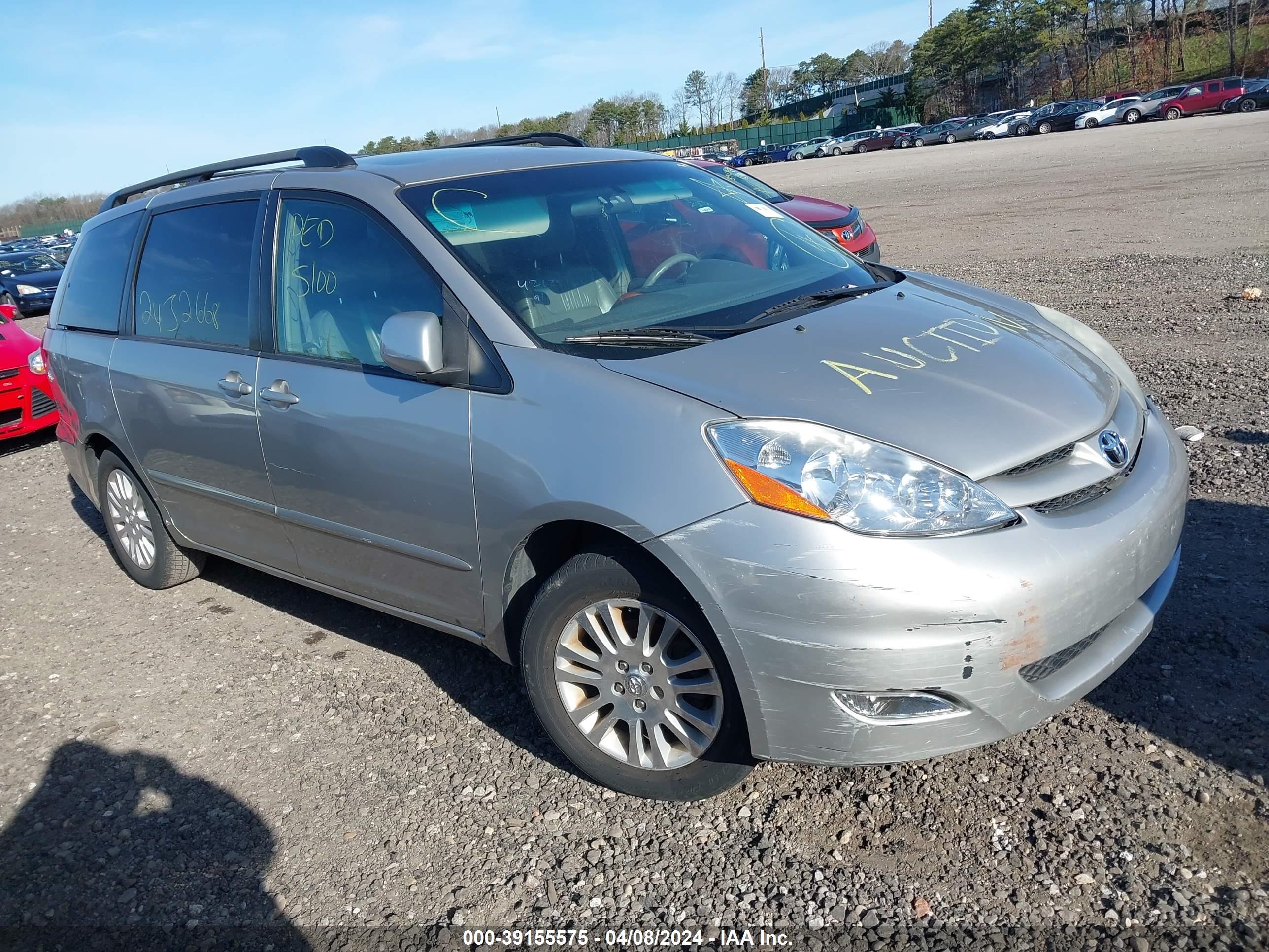 TOYOTA SIENNA 2008 5tdzk22c58s134645