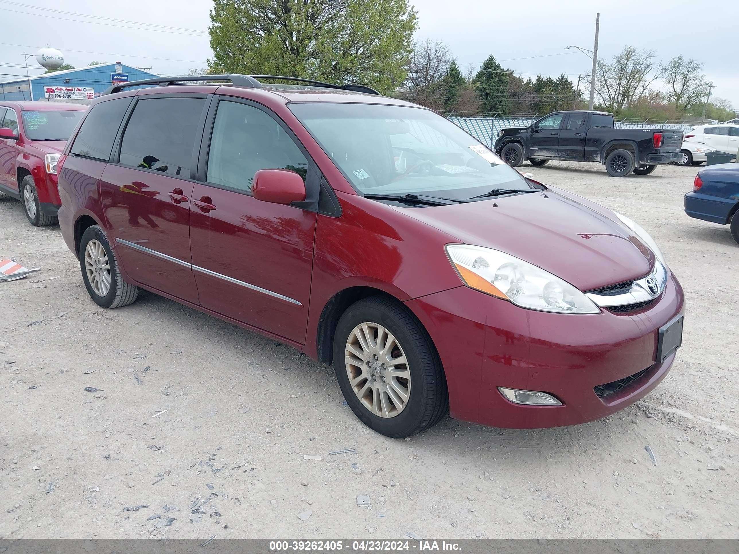 TOYOTA SIENNA 2008 5tdzk22c58s139103