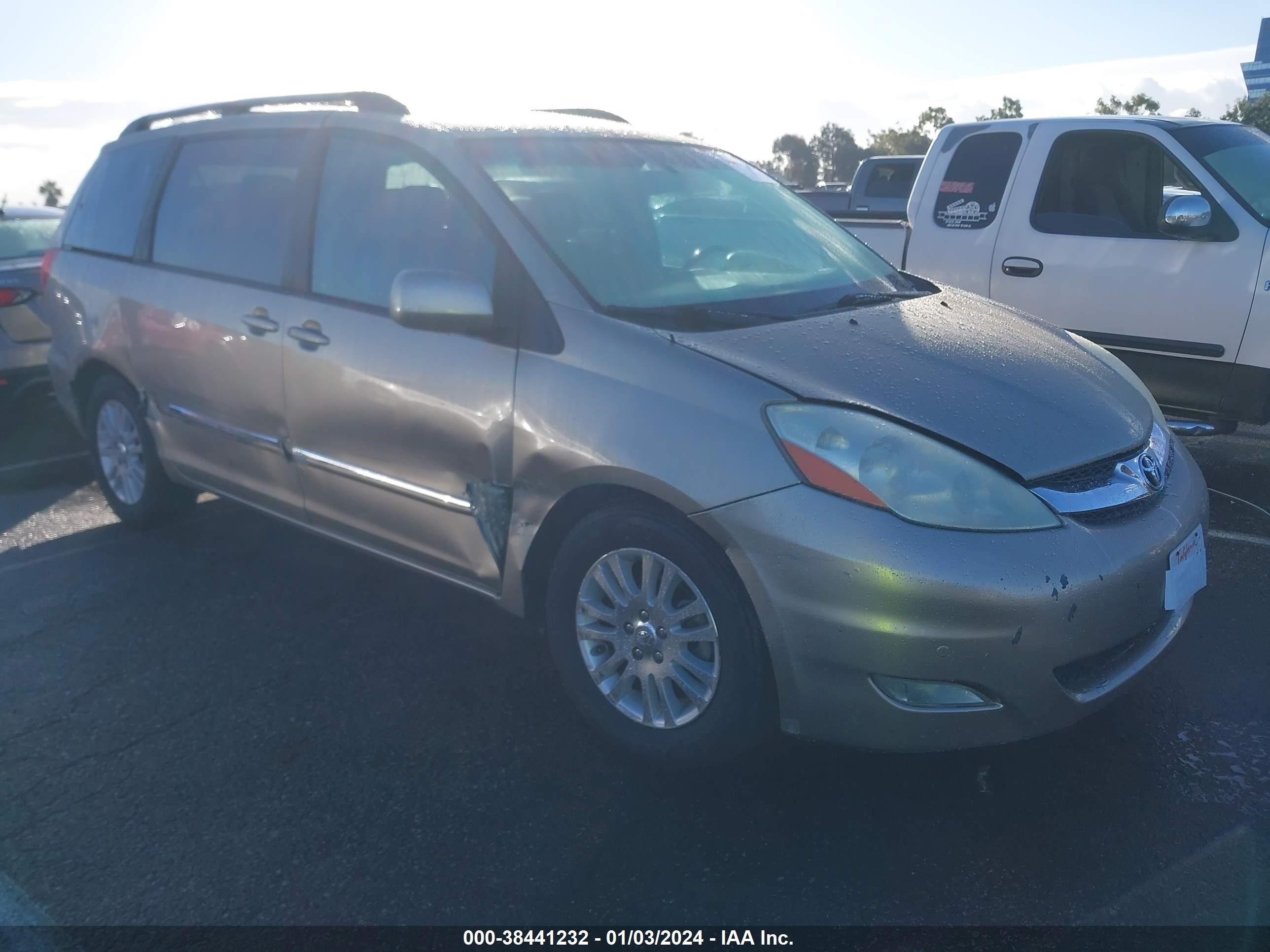 TOYOTA SIENNA 2008 5tdzk22c88s216613