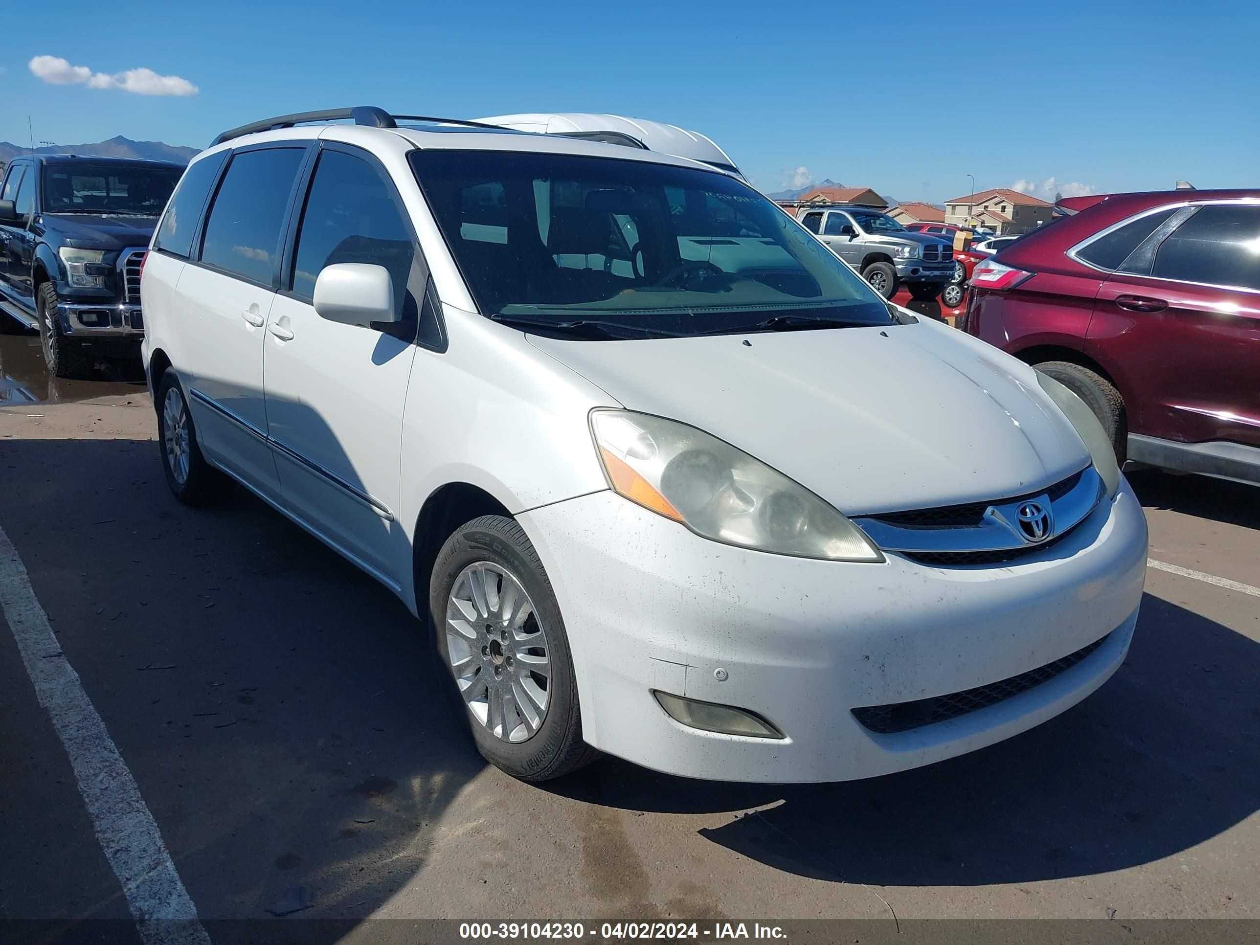 TOYOTA SIENNA 2008 5tdzk22cx8s181590