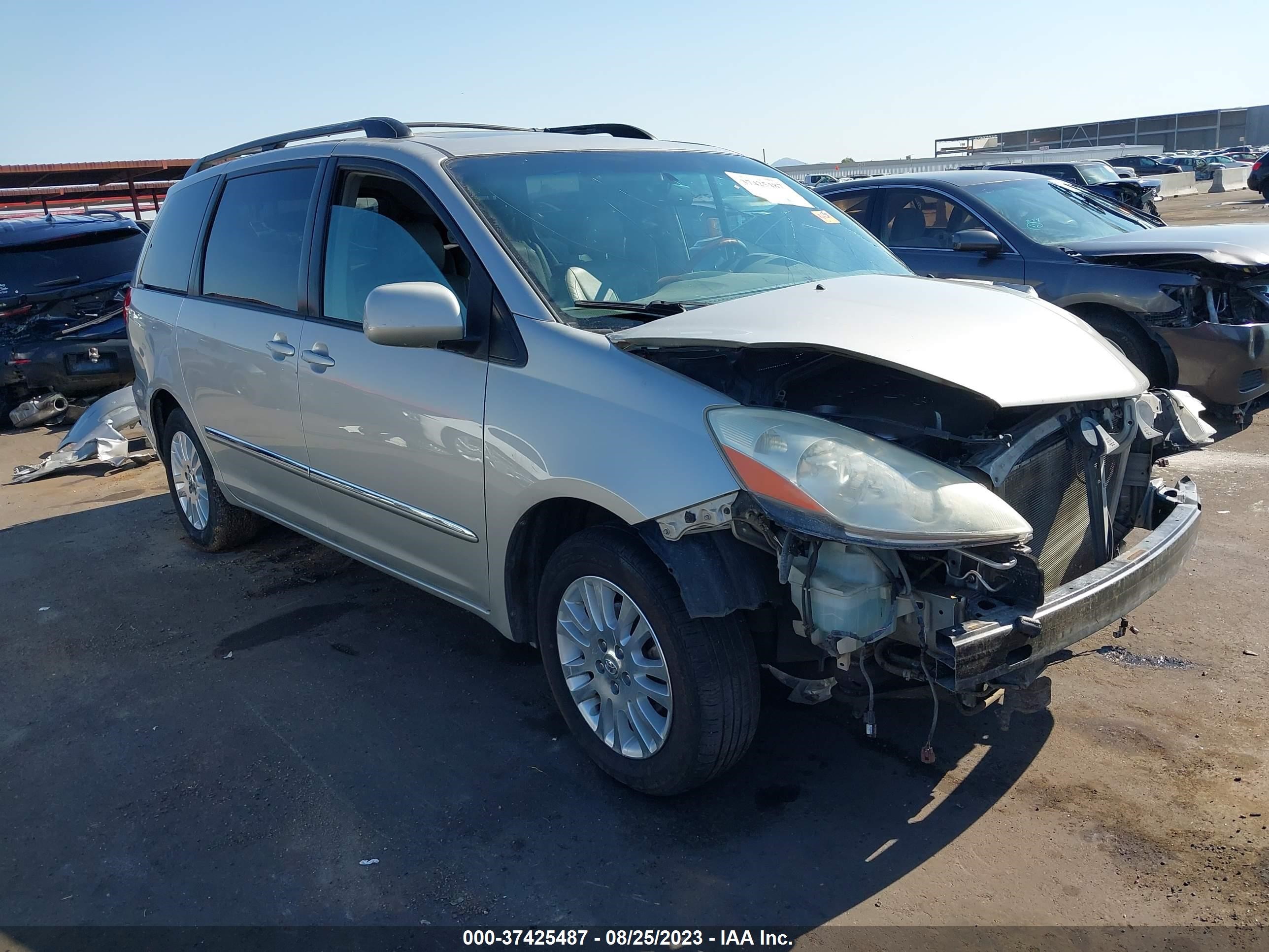 TOYOTA SIENNA 2008 5tdzk22cx8s221313