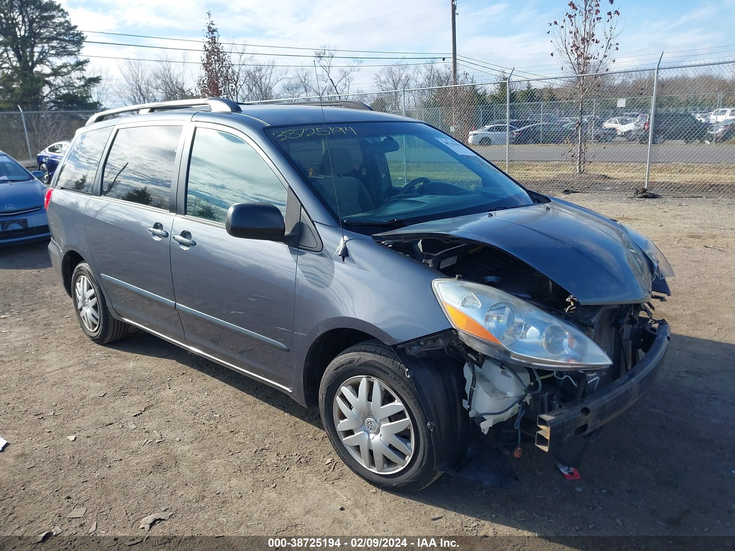 TOYOTA SIENNA 2008 5tdzk23c08s184075