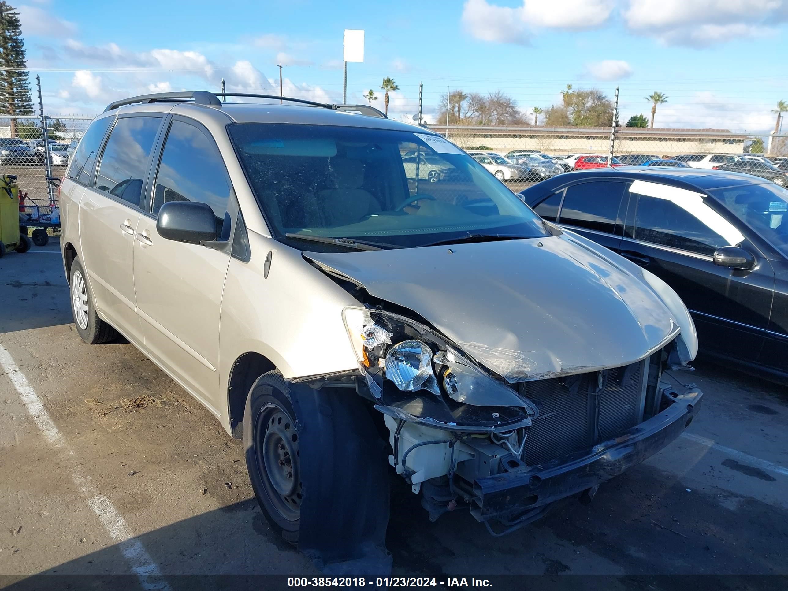 TOYOTA SIENNA 2008 5tdzk23c08s206639