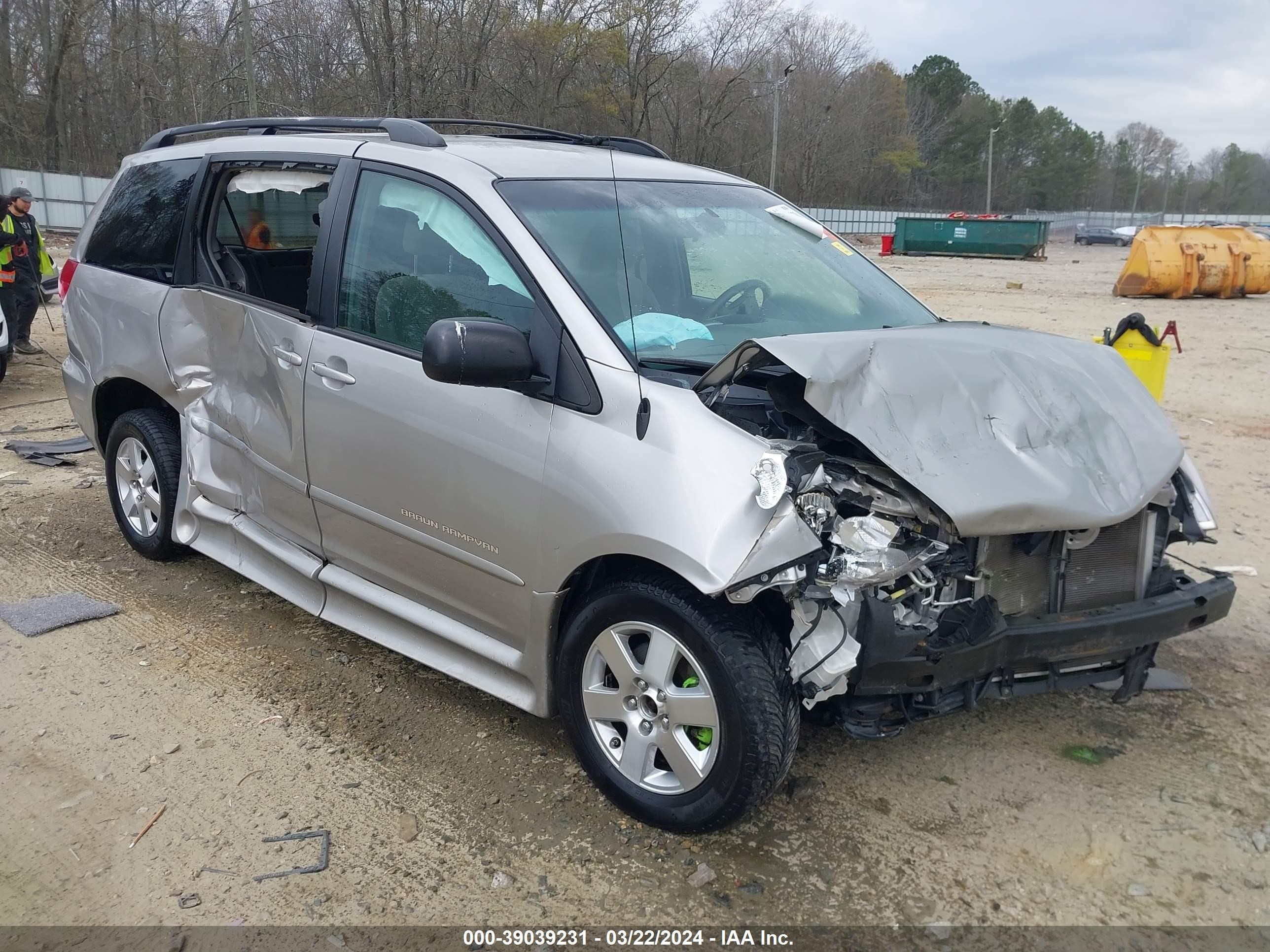 TOYOTA SIENNA 2008 5tdzk23c08s209007