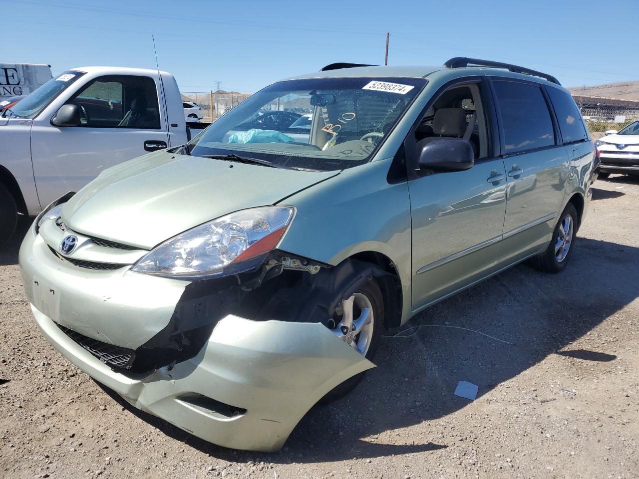 TOYOTA SIENNA 2008 5tdzk23c08s223246