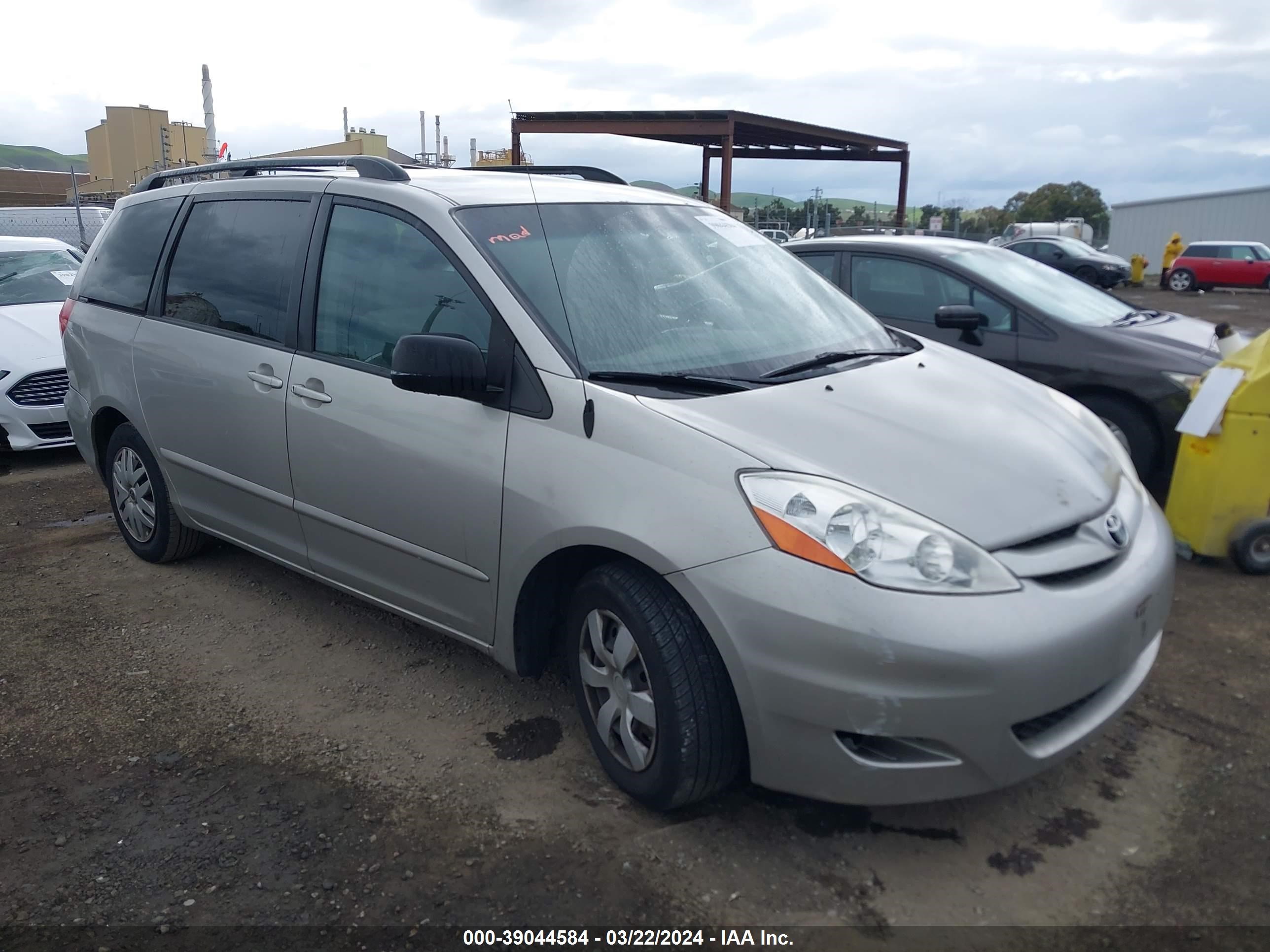 TOYOTA SIENNA 2007 5tdzk23c17s000969