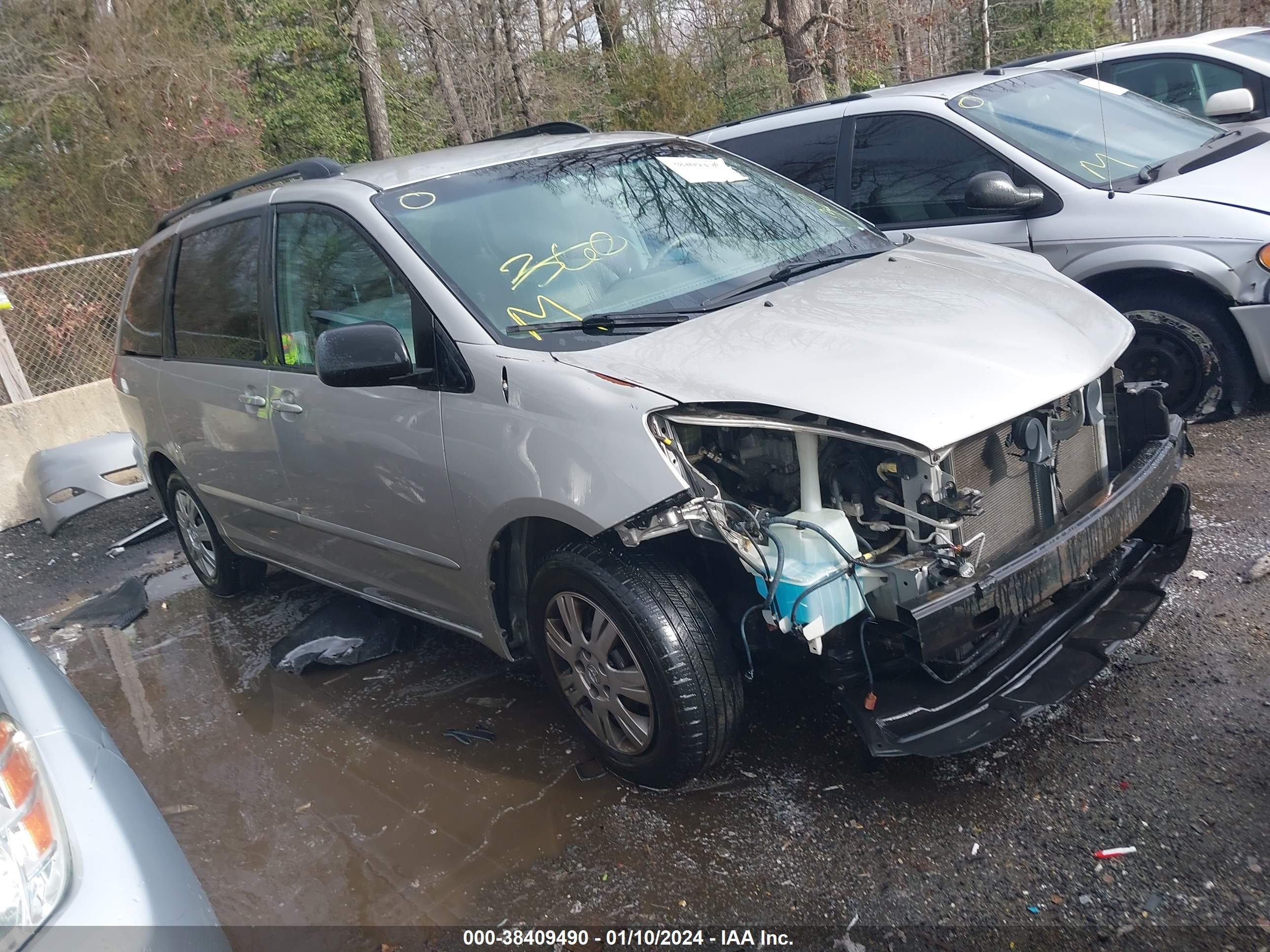 TOYOTA SIENNA 2008 5tdzk23c18s121986