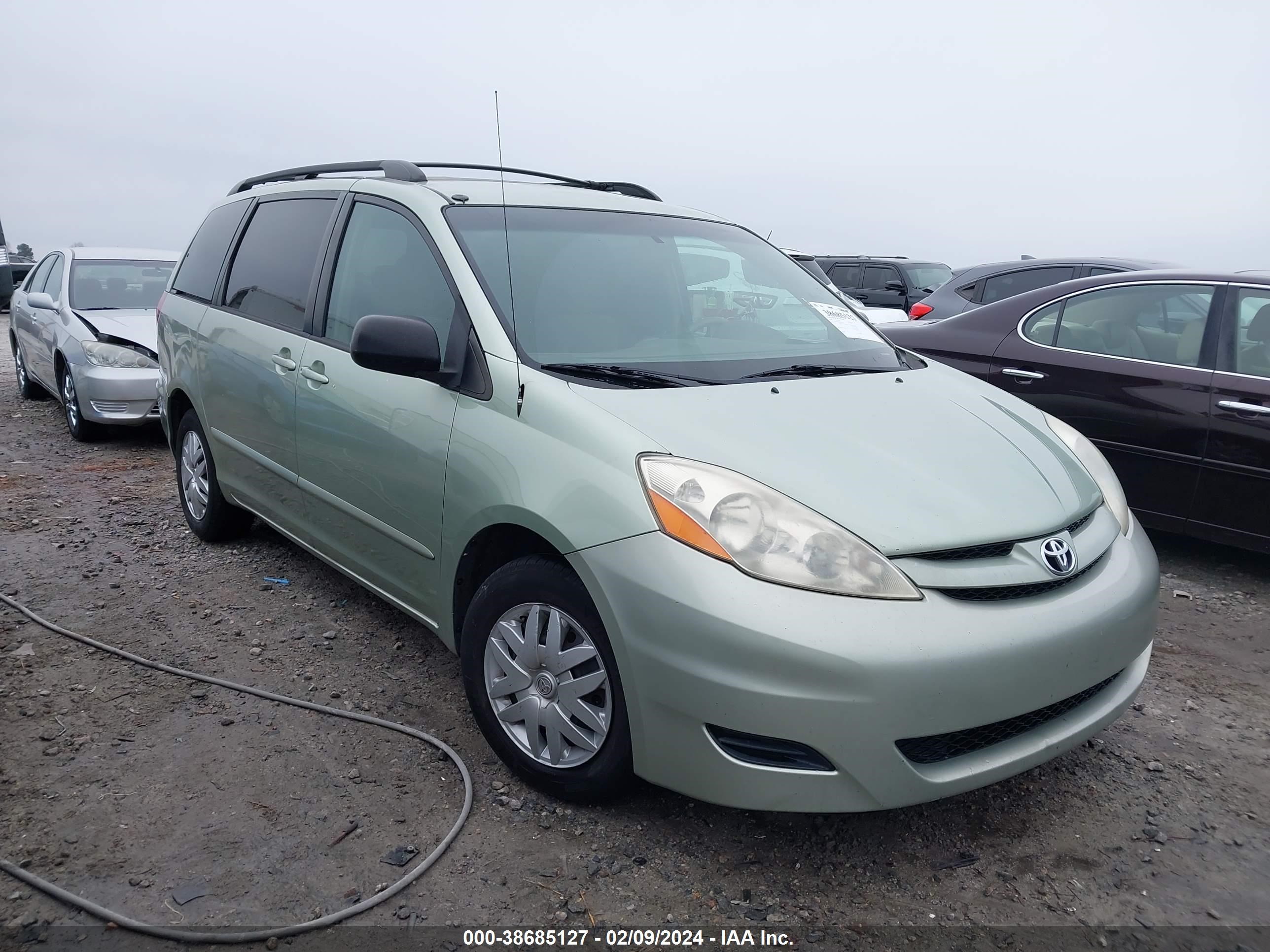 TOYOTA SIENNA 2008 5tdzk23c18s174462