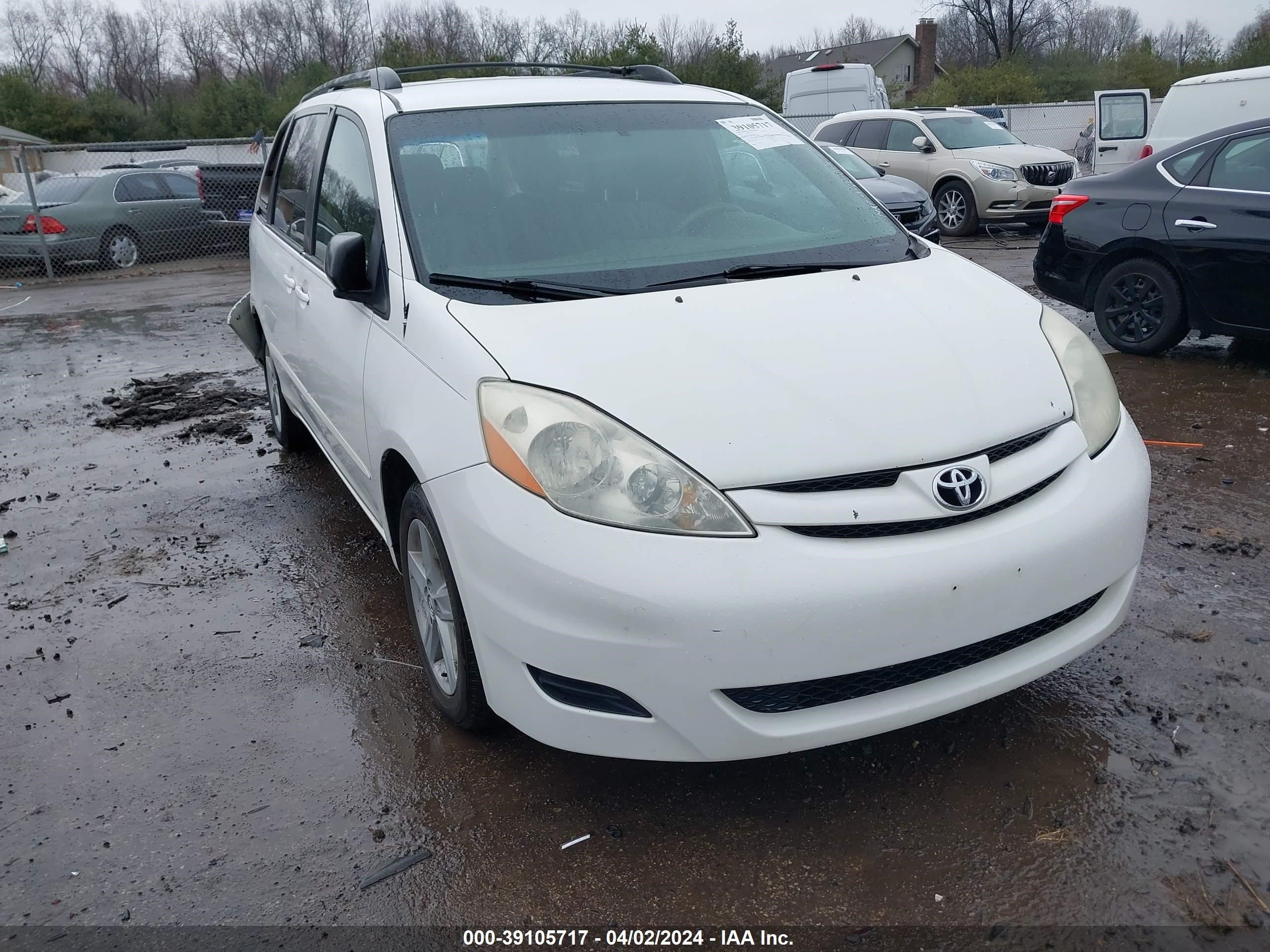 TOYOTA SIENNA 2008 5tdzk23c18s176308