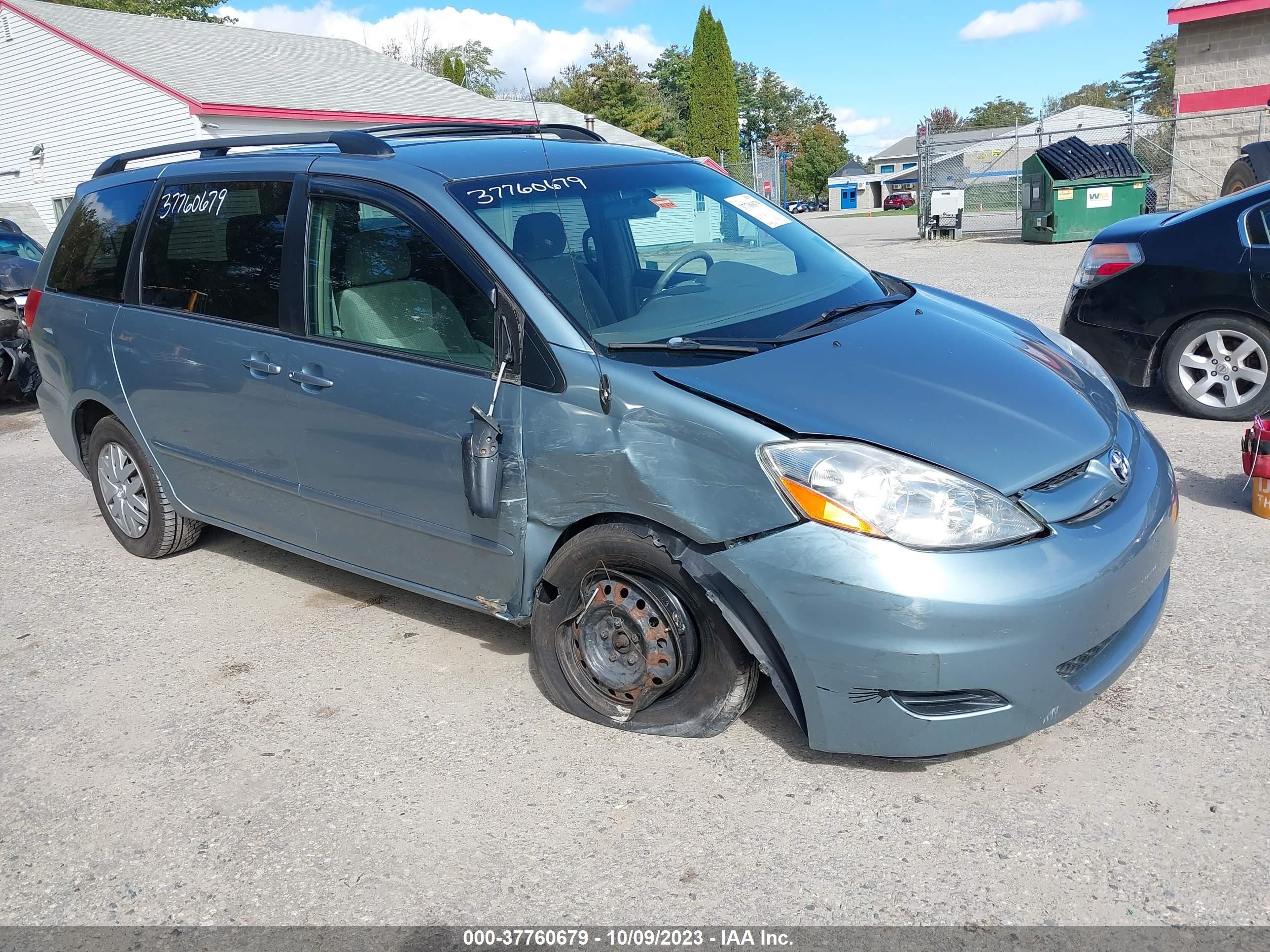 TOYOTA SIENNA 2008 5tdzk23c18s198888