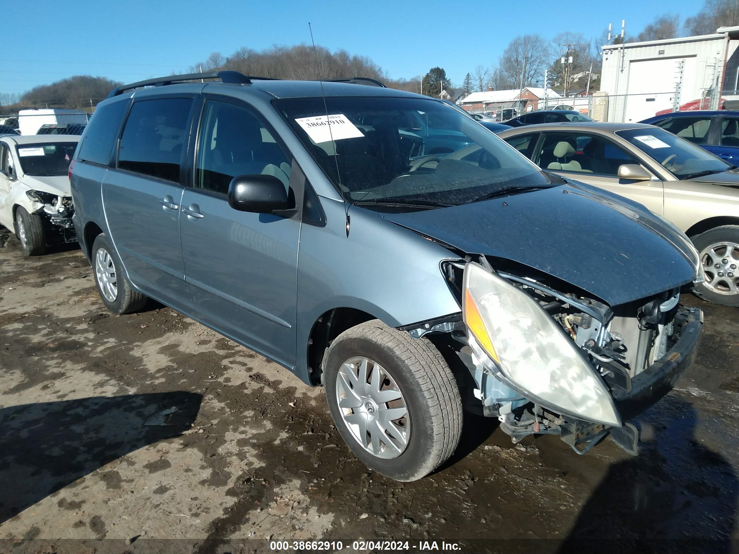 TOYOTA SIENNA 2008 5tdzk23c28s176592