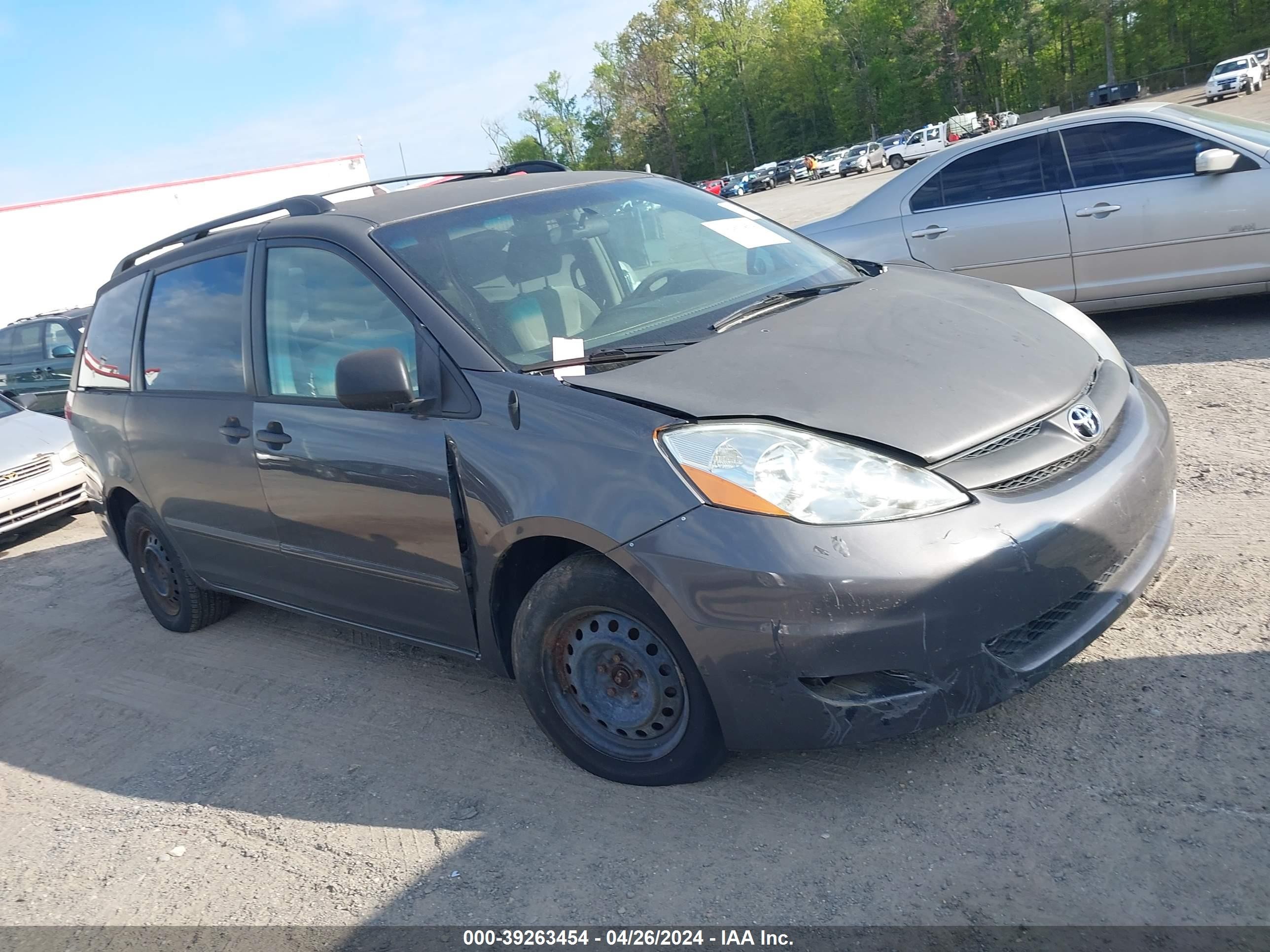 TOYOTA SIENNA 2008 5tdzk23c38s126803