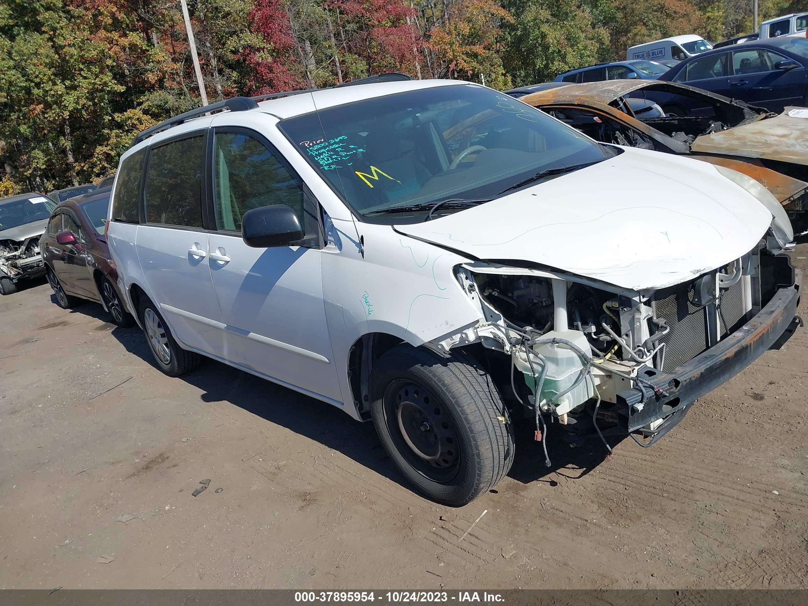 TOYOTA SIENNA 2008 5tdzk23c38s132892