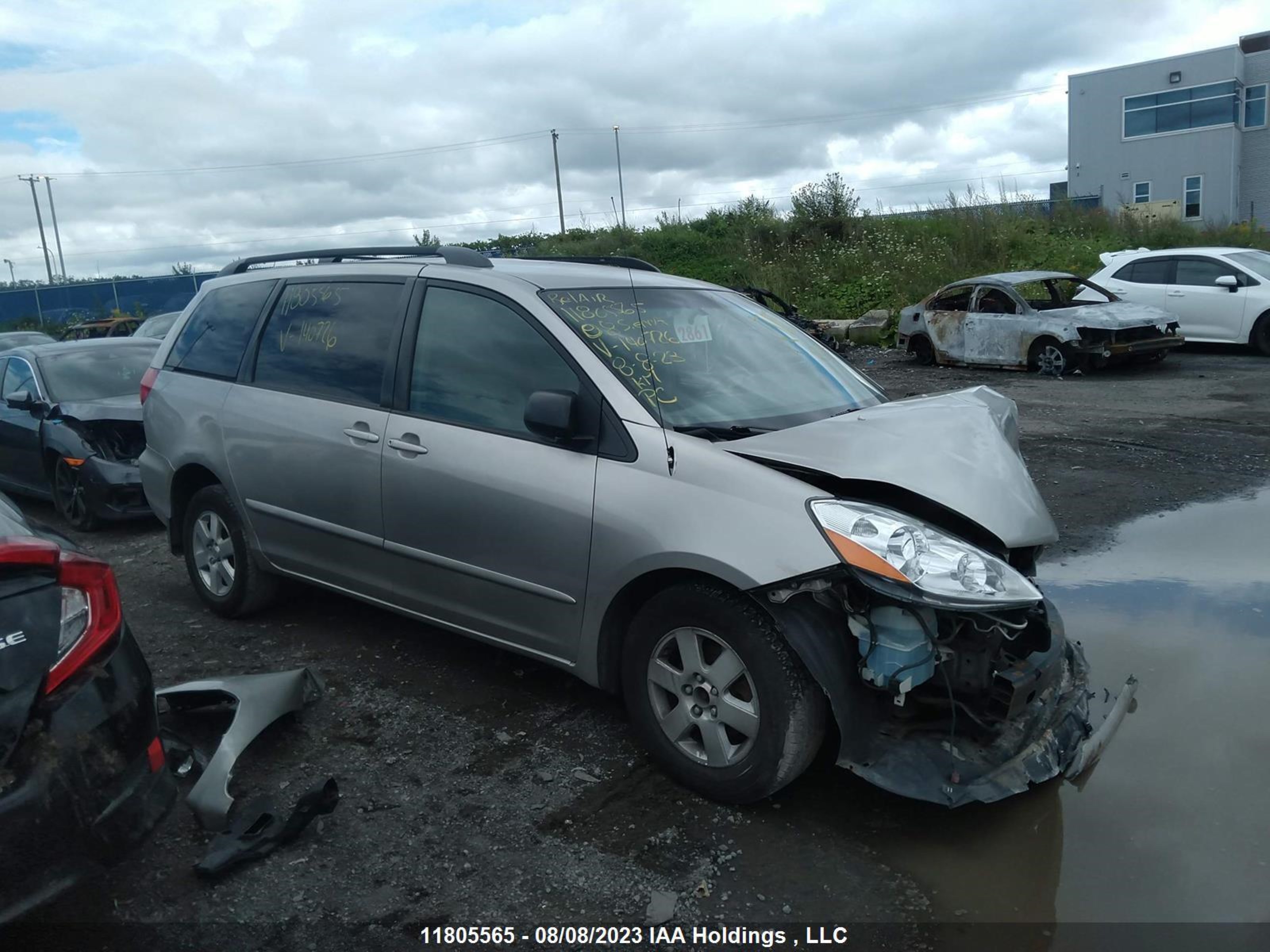 TOYOTA SIENNA 2008 5tdzk23c48s140726