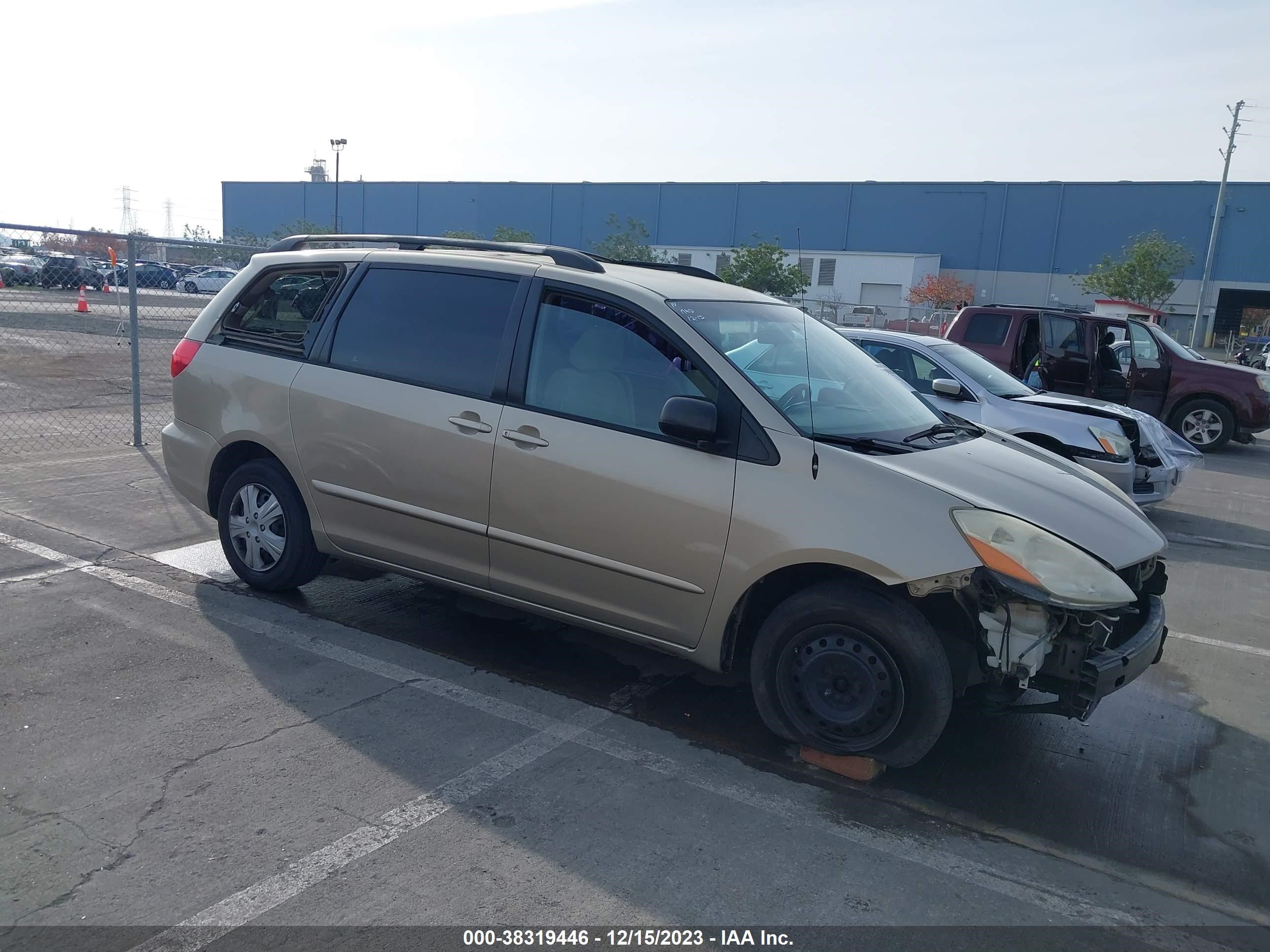 TOYOTA SIENNA 2007 5tdzk23c57s059409