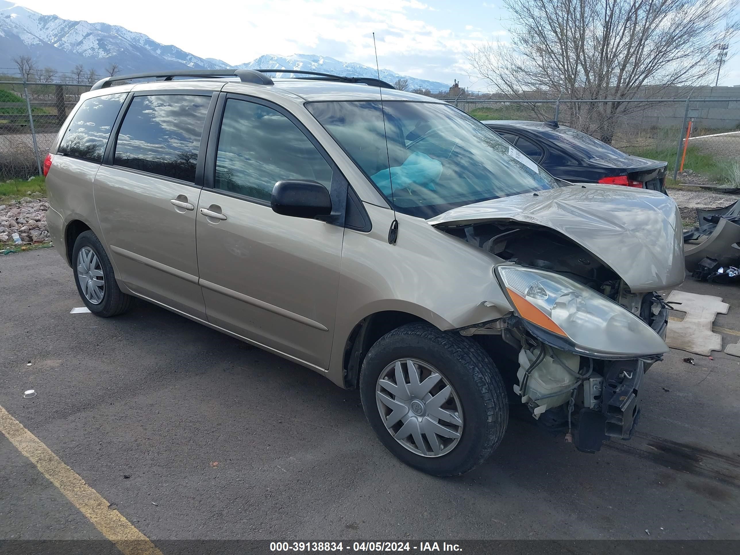 TOYOTA SIENNA 2007 5tdzk23c57s075254