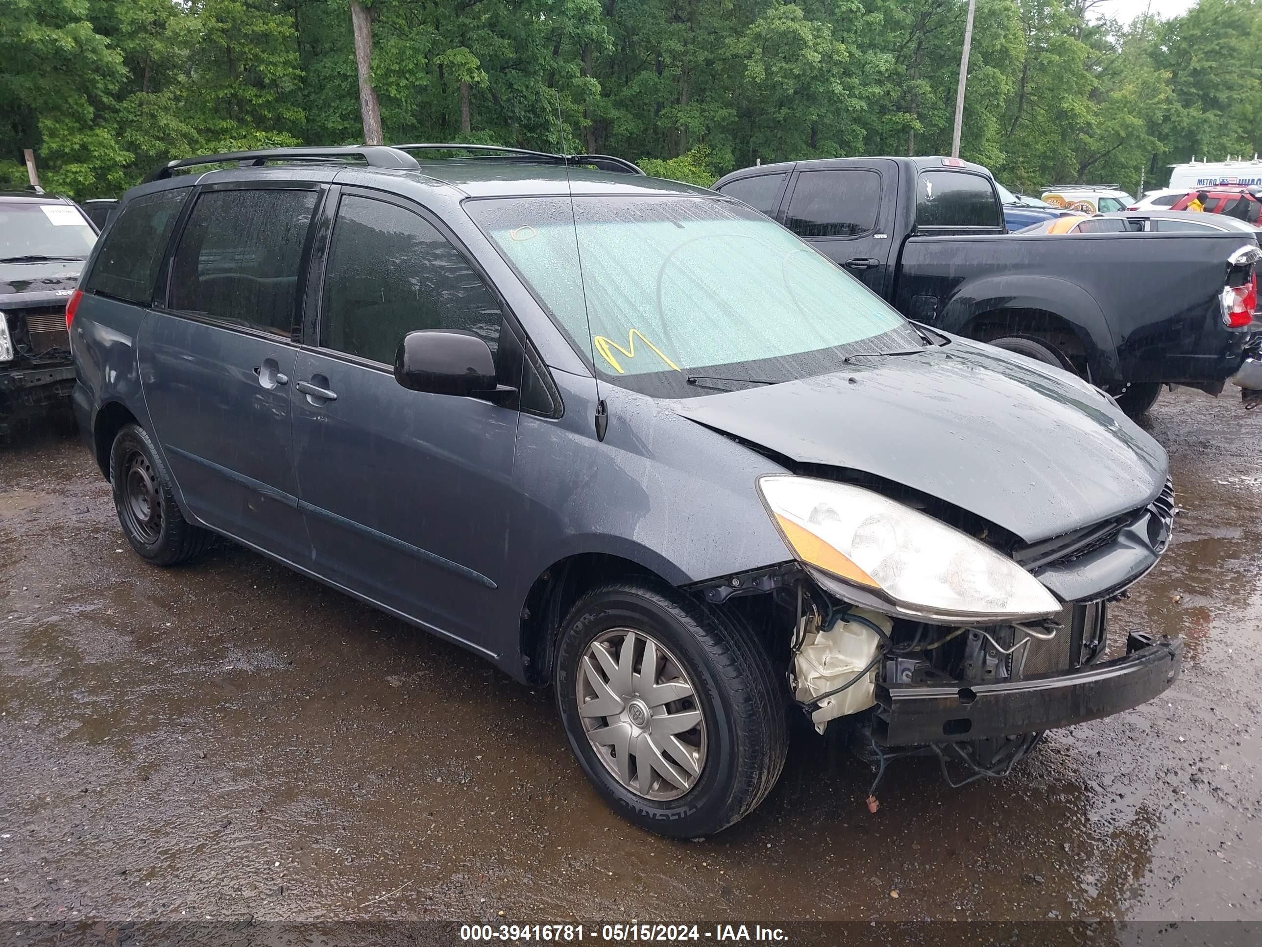 TOYOTA SIENNA 2008 5tdzk23c58s127435