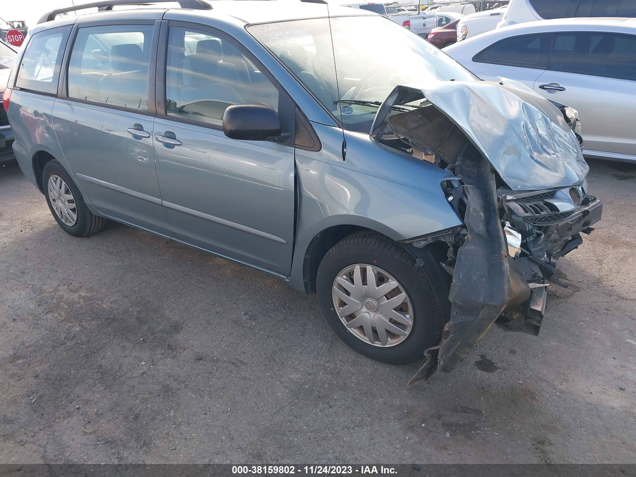 TOYOTA SIENNA 2008 5tdzk23c58s144221