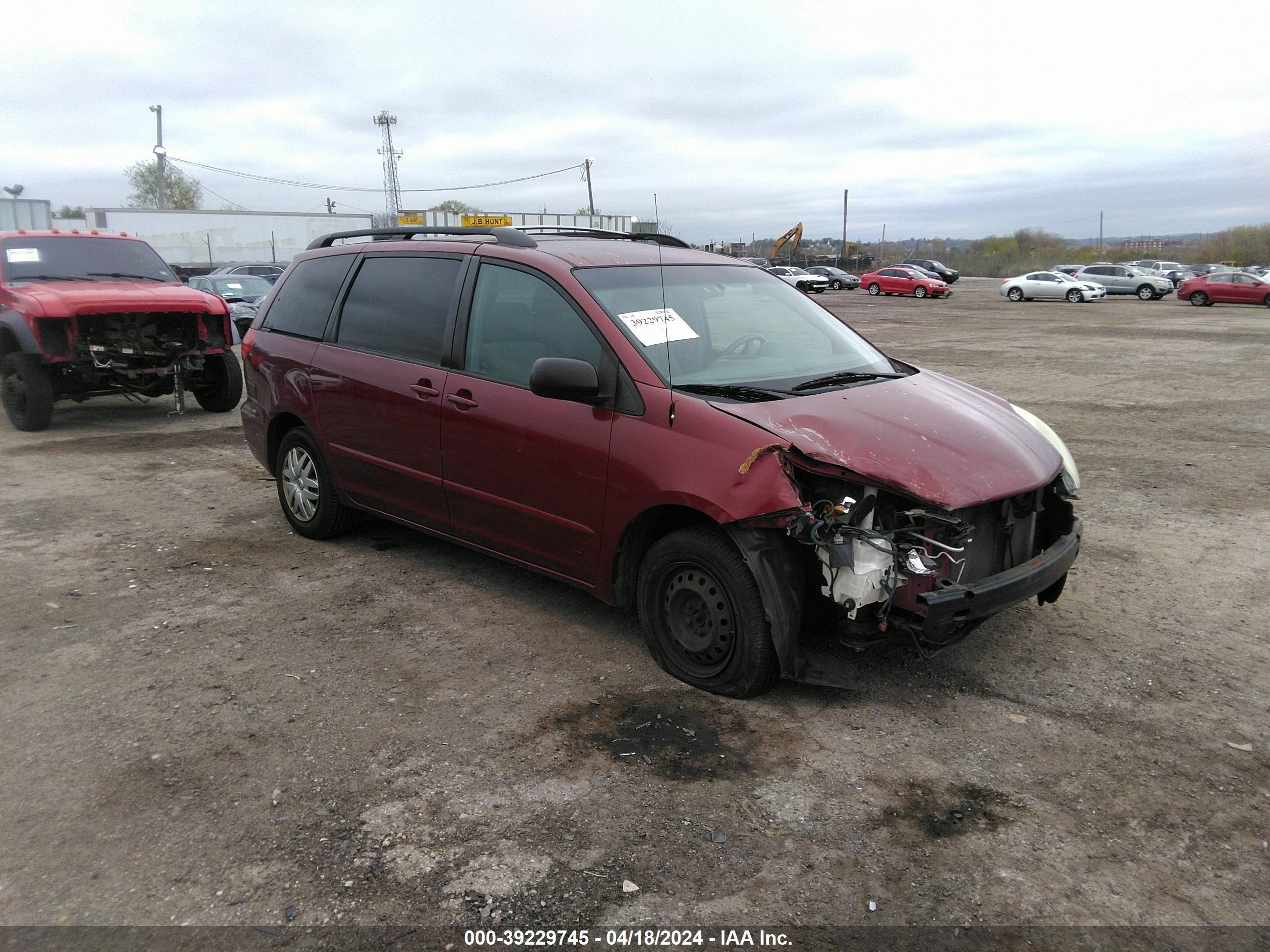 TOYOTA SIENNA 2008 5tdzk23c58s201761