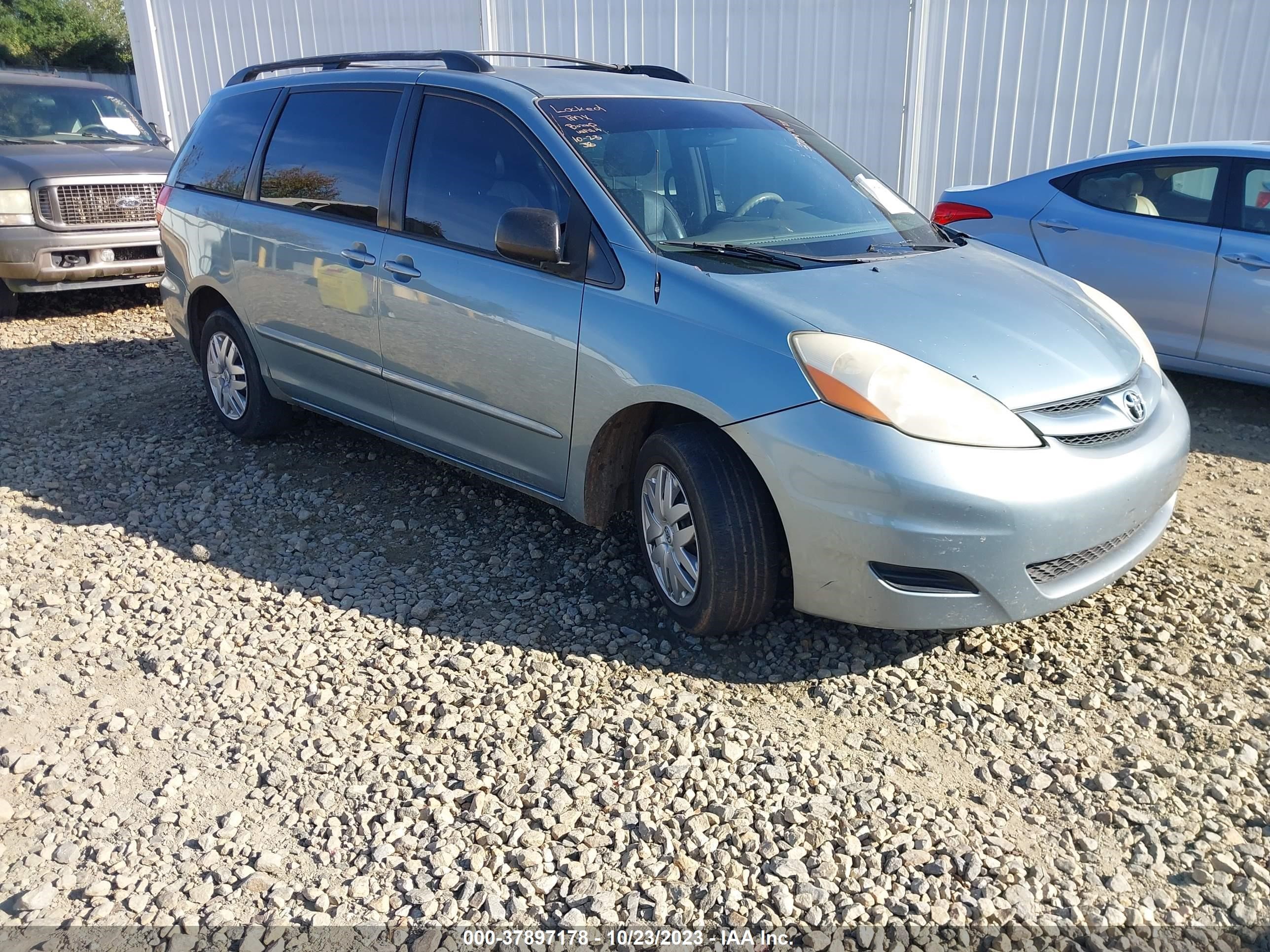 TOYOTA SIENNA 2008 5tdzk23c68s167152