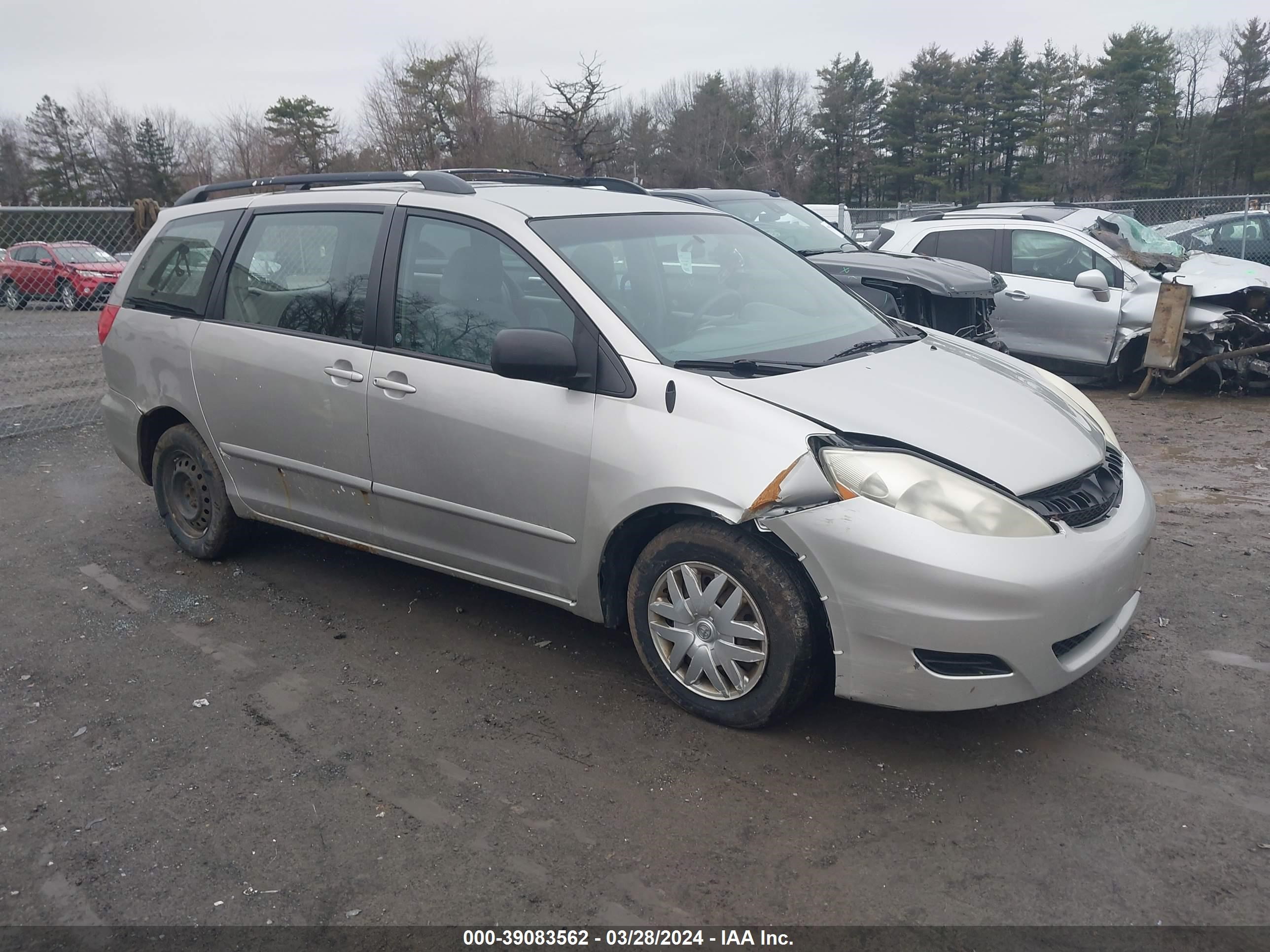 TOYOTA SIENNA 2009 5tdzk23c69s248895