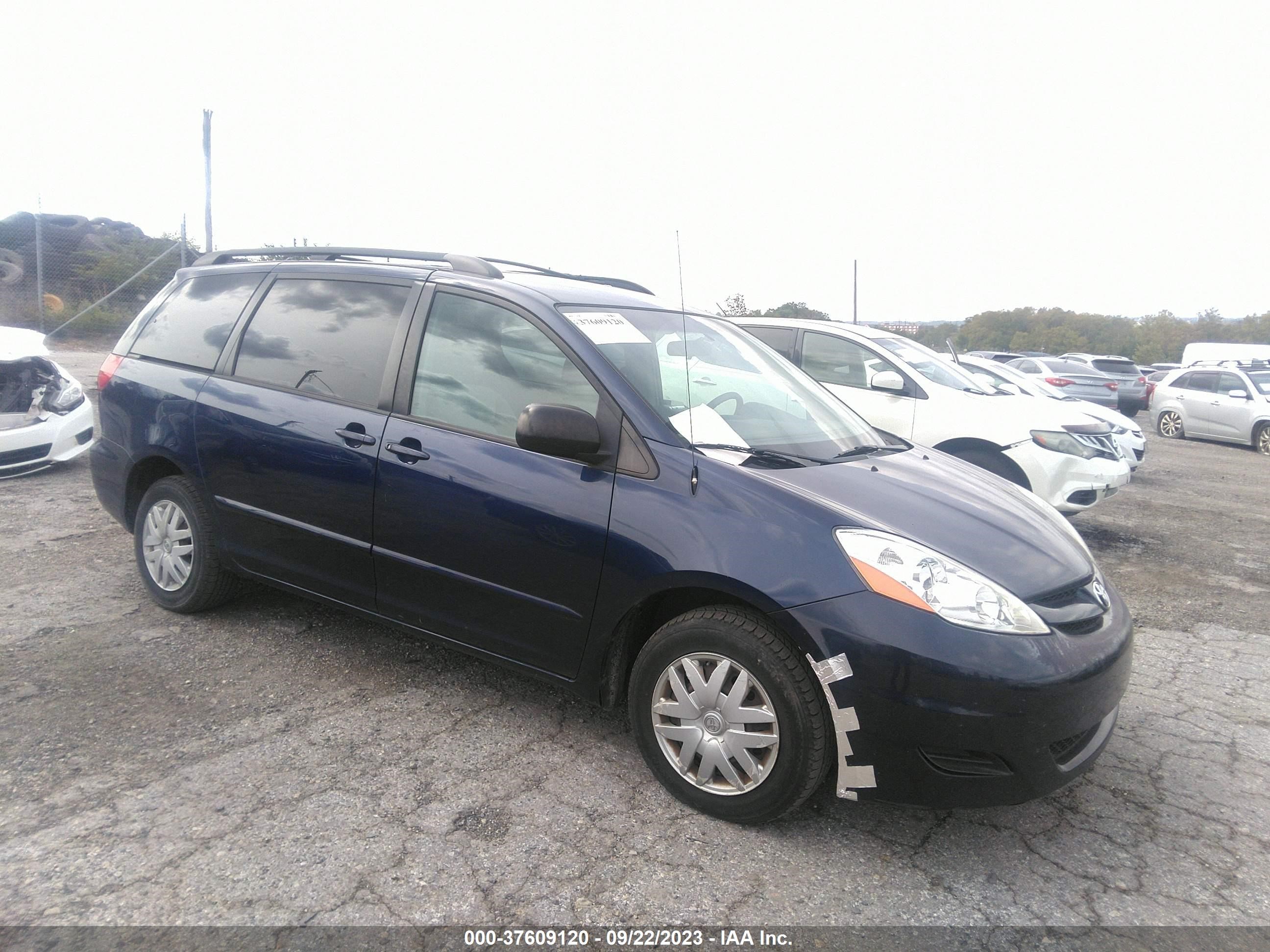 TOYOTA SIENNA 2007 5tdzk23c77s023009