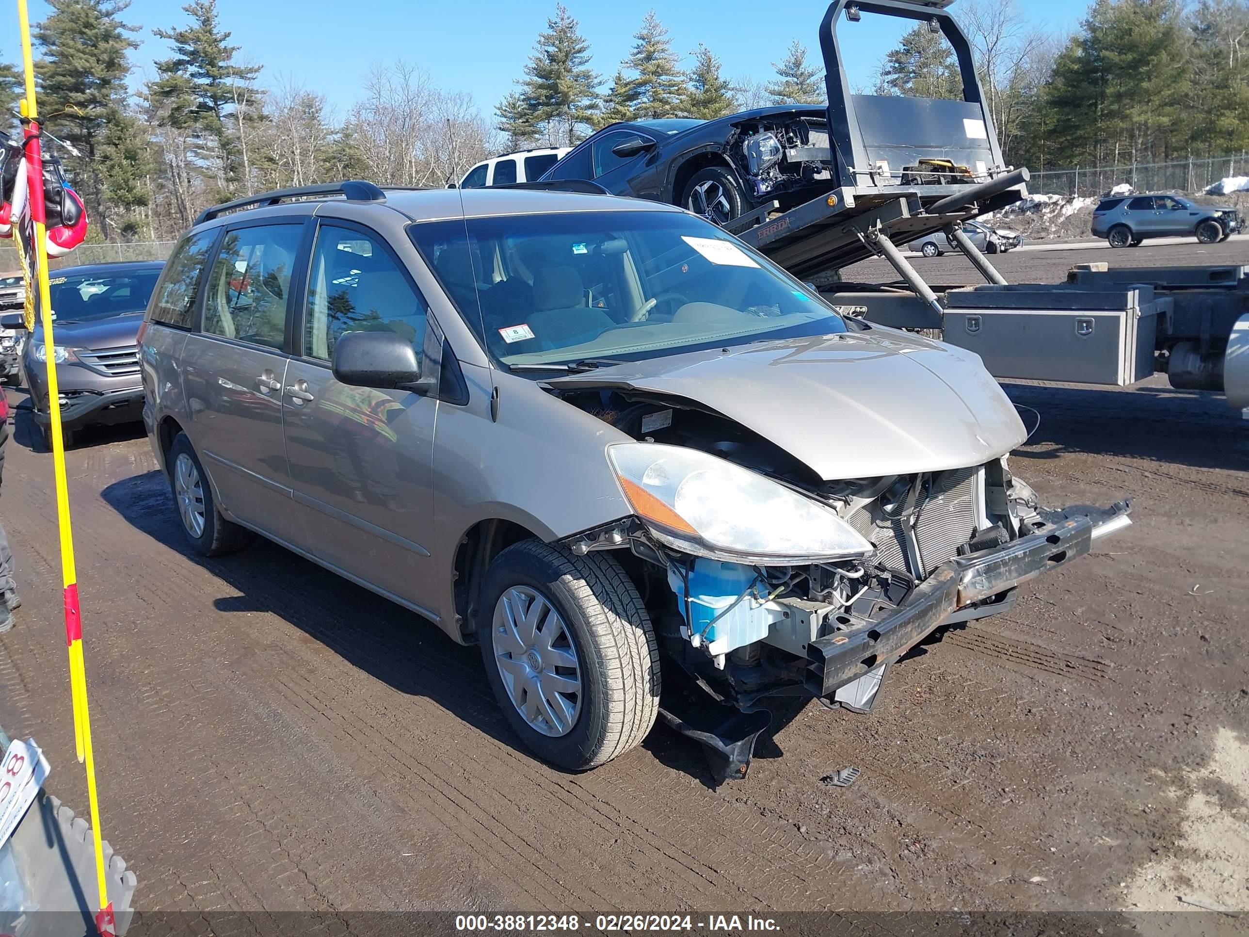 TOYOTA SIENNA 2007 5tdzk23c77s043762