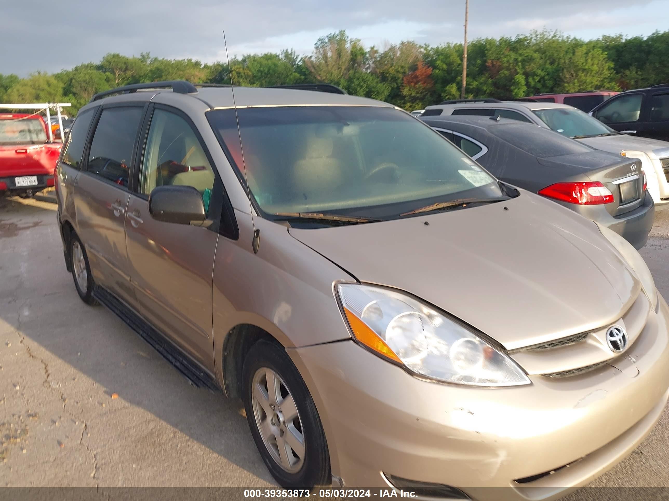 TOYOTA SIENNA 2008 5tdzk23c78s100754