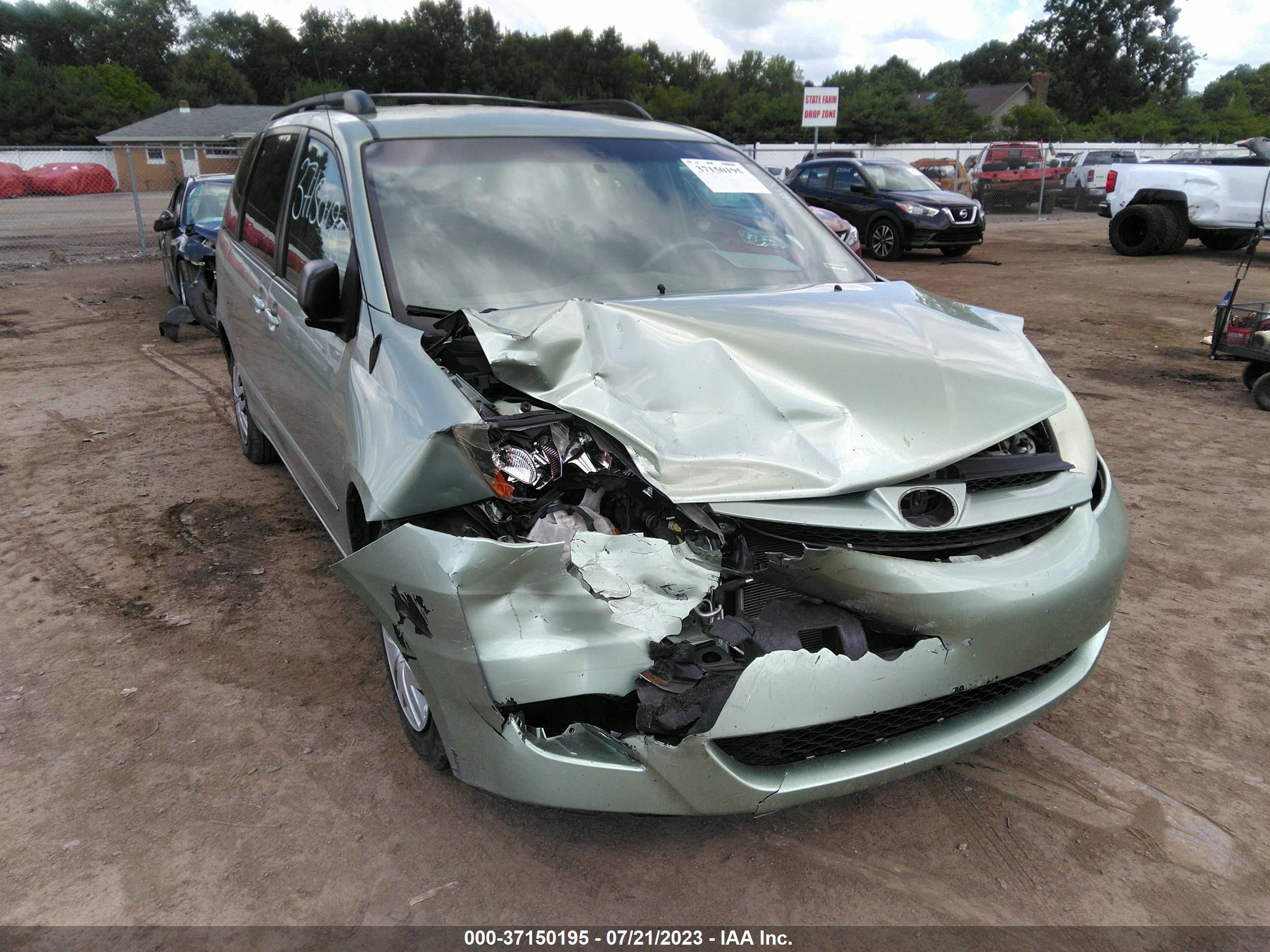 TOYOTA SIENNA 2008 5tdzk23c78s208467