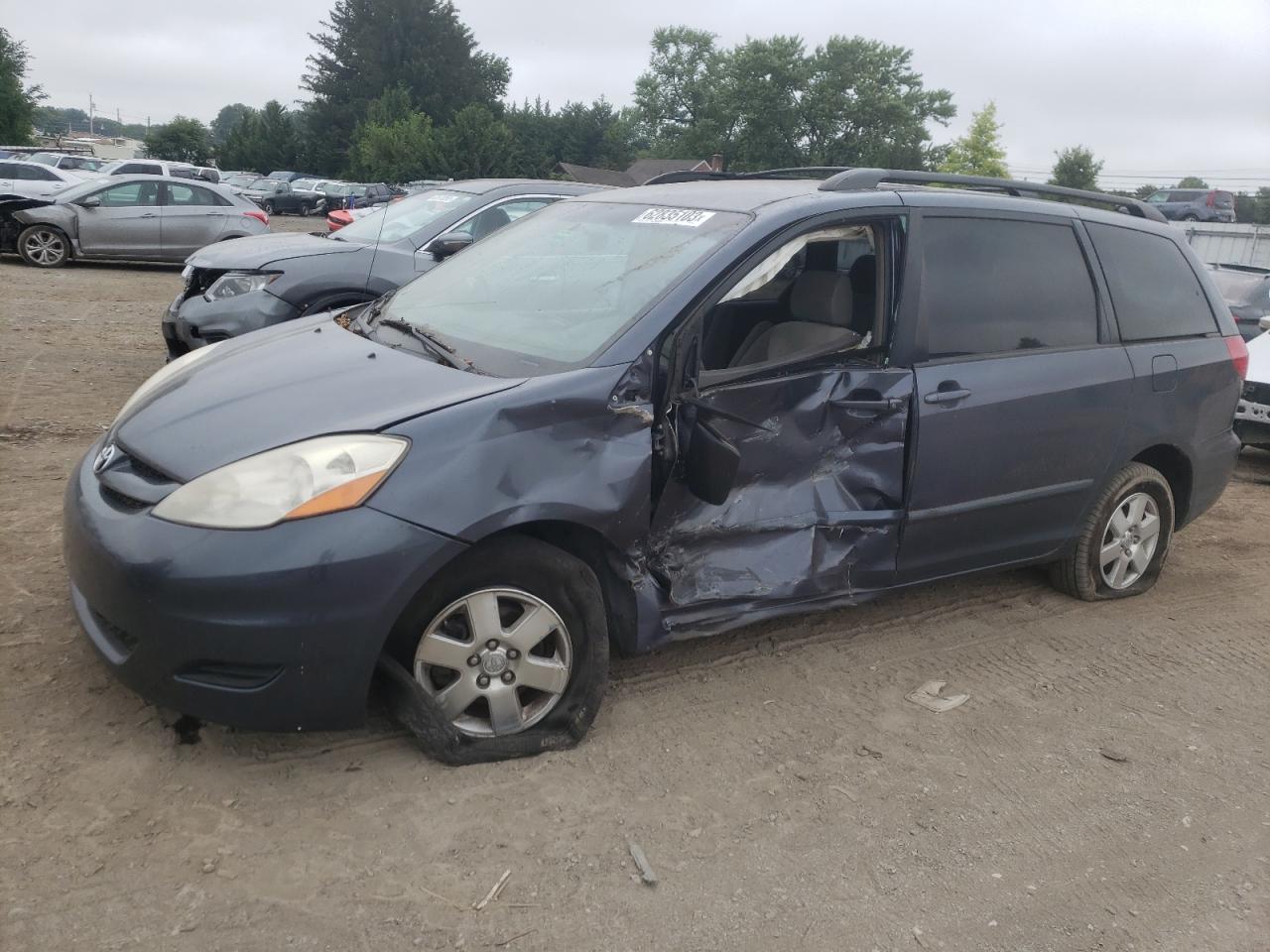 TOYOTA SIENNA 2007 5tdzk23c87s089293