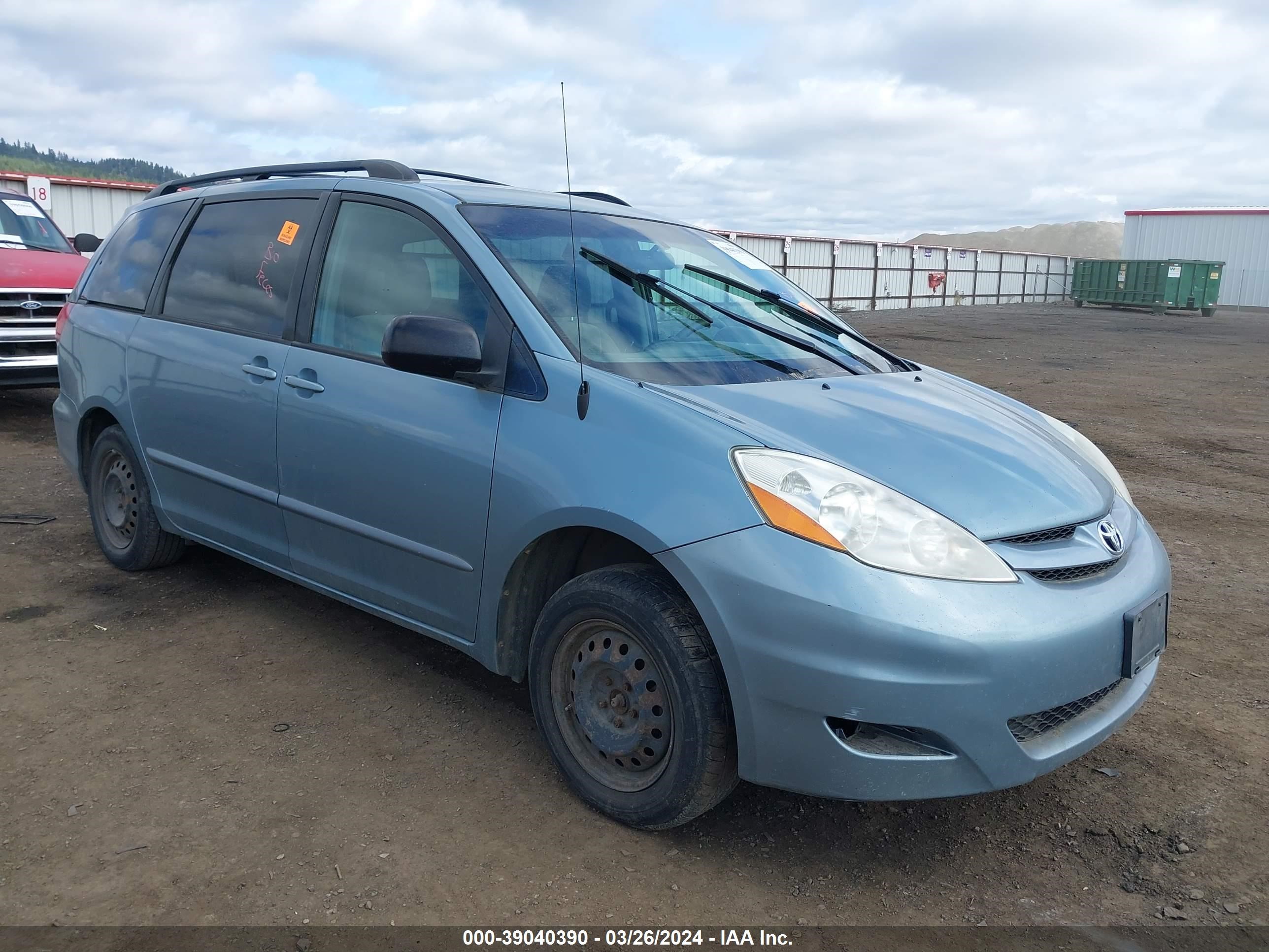 TOYOTA SIENNA 2009 5tdzk23c89s240796