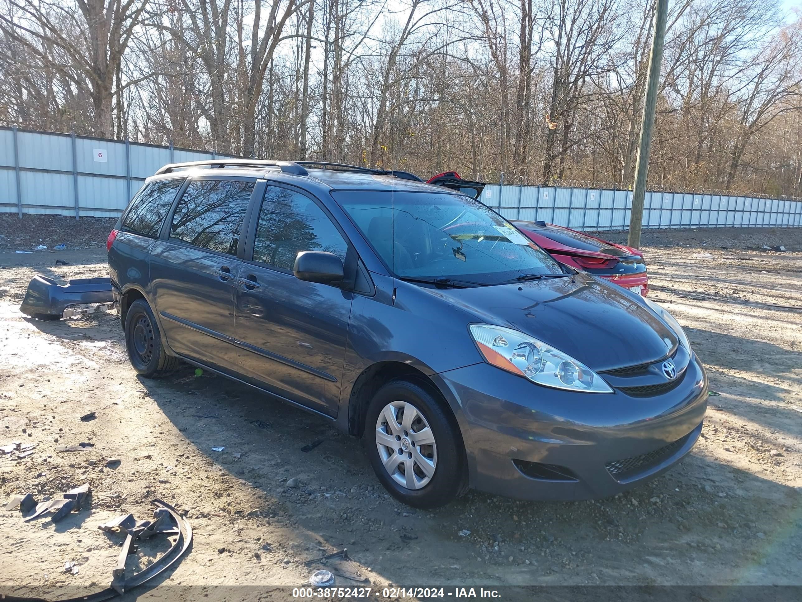 TOYOTA SIENNA 2007 5tdzk23c97s006454