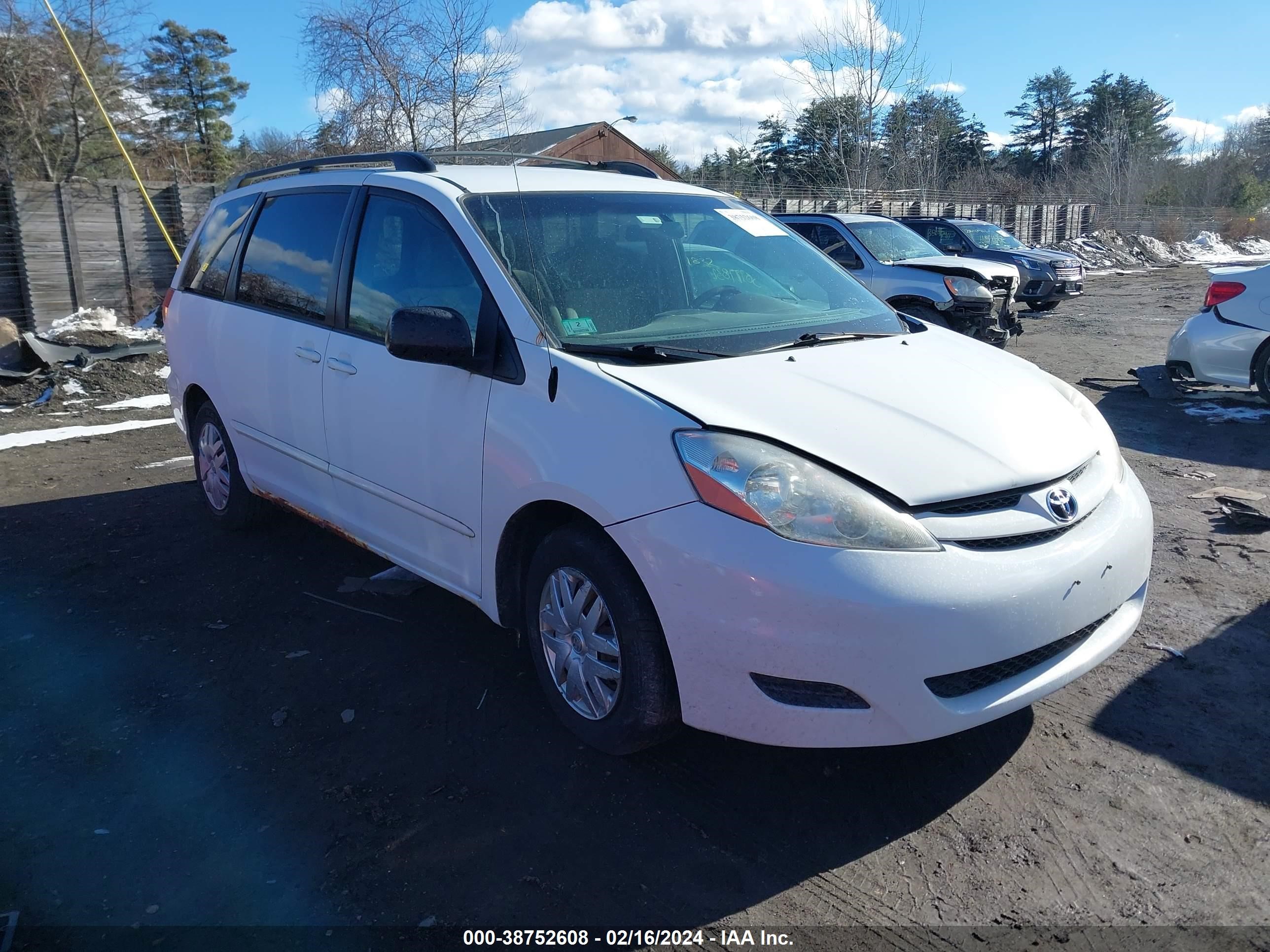 TOYOTA SIENNA 2007 5tdzk23c97s016952