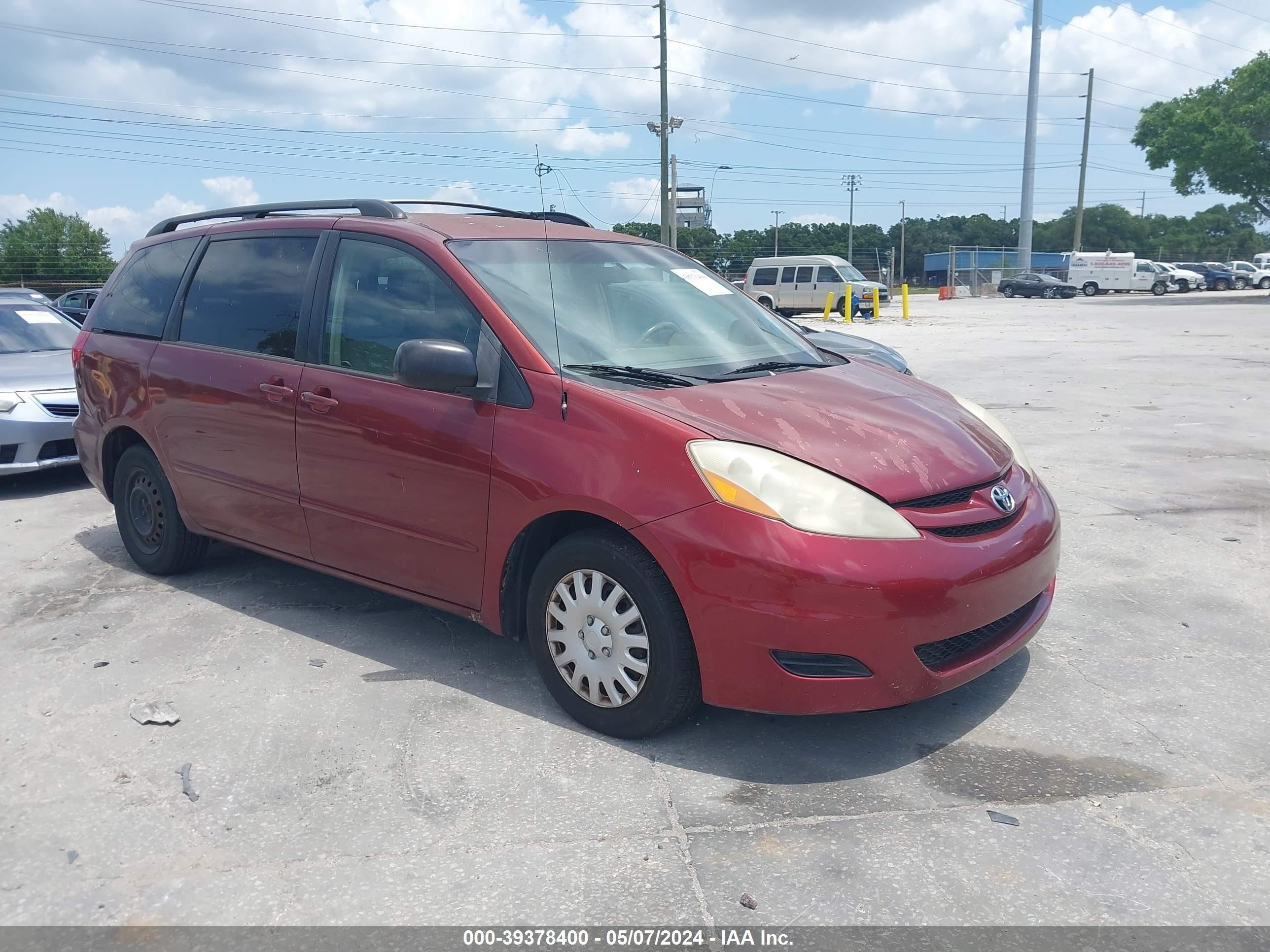 TOYOTA SIENNA 2007 5tdzk23c97s047022